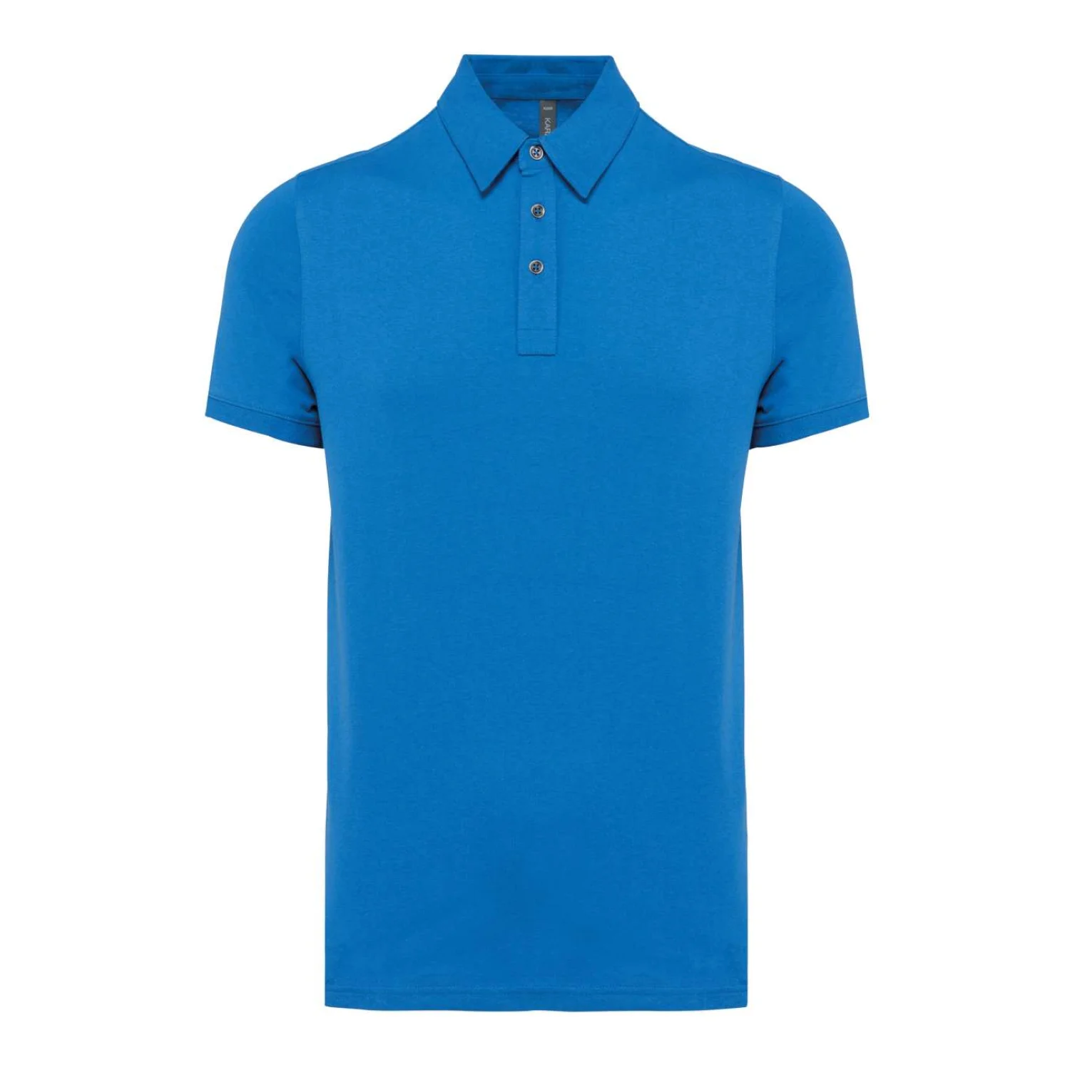 Kariban Férfi rövid ujjú jersey galléros póló Light Royal Blue