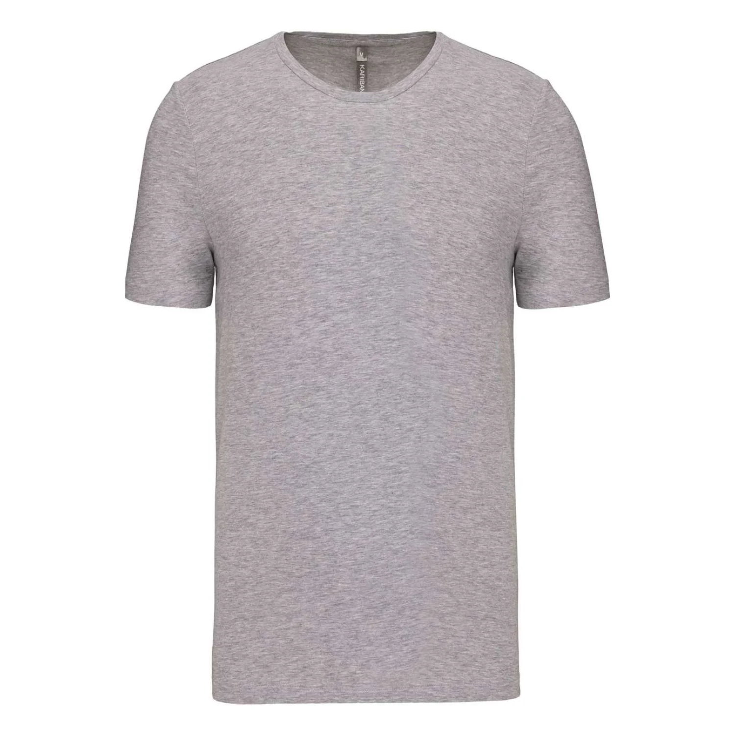 Kariban Férfi rövid ujjú környakas póló Light Grey Heather