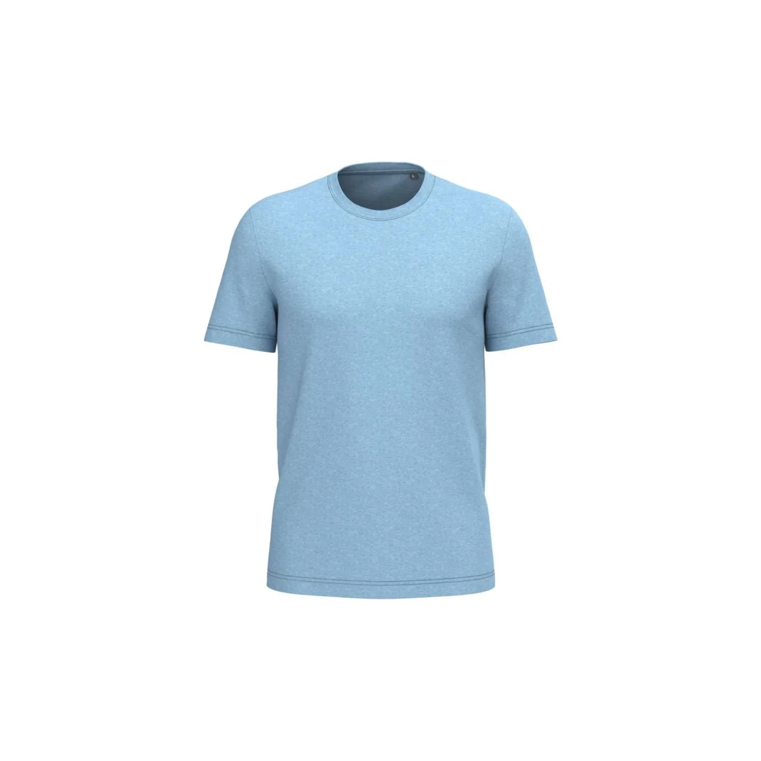 Kariban BIO150IC férfi környakas póló Cloudy Blue Heather