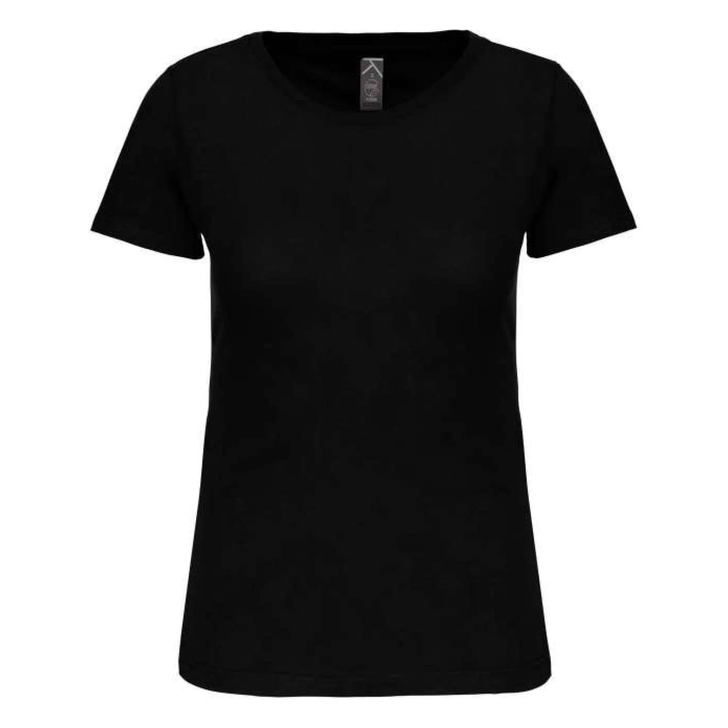 Kariban Női BIO150IC környakas póló Black