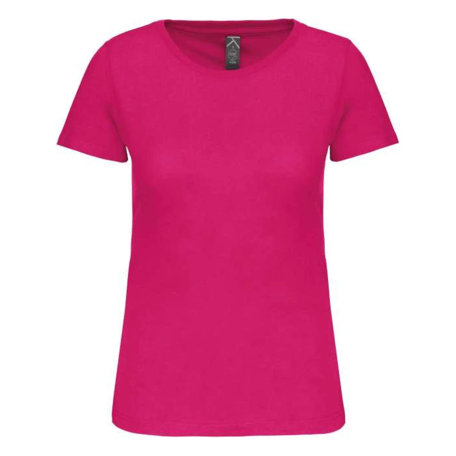 Kariban Női BIO150IC környakas póló Fuchsia