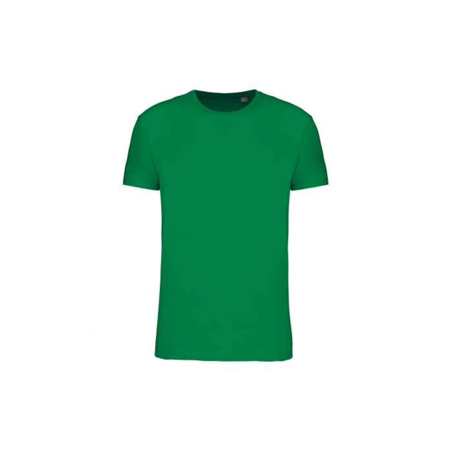 Kariban Organic 190IC környakas póló Kelly Green
