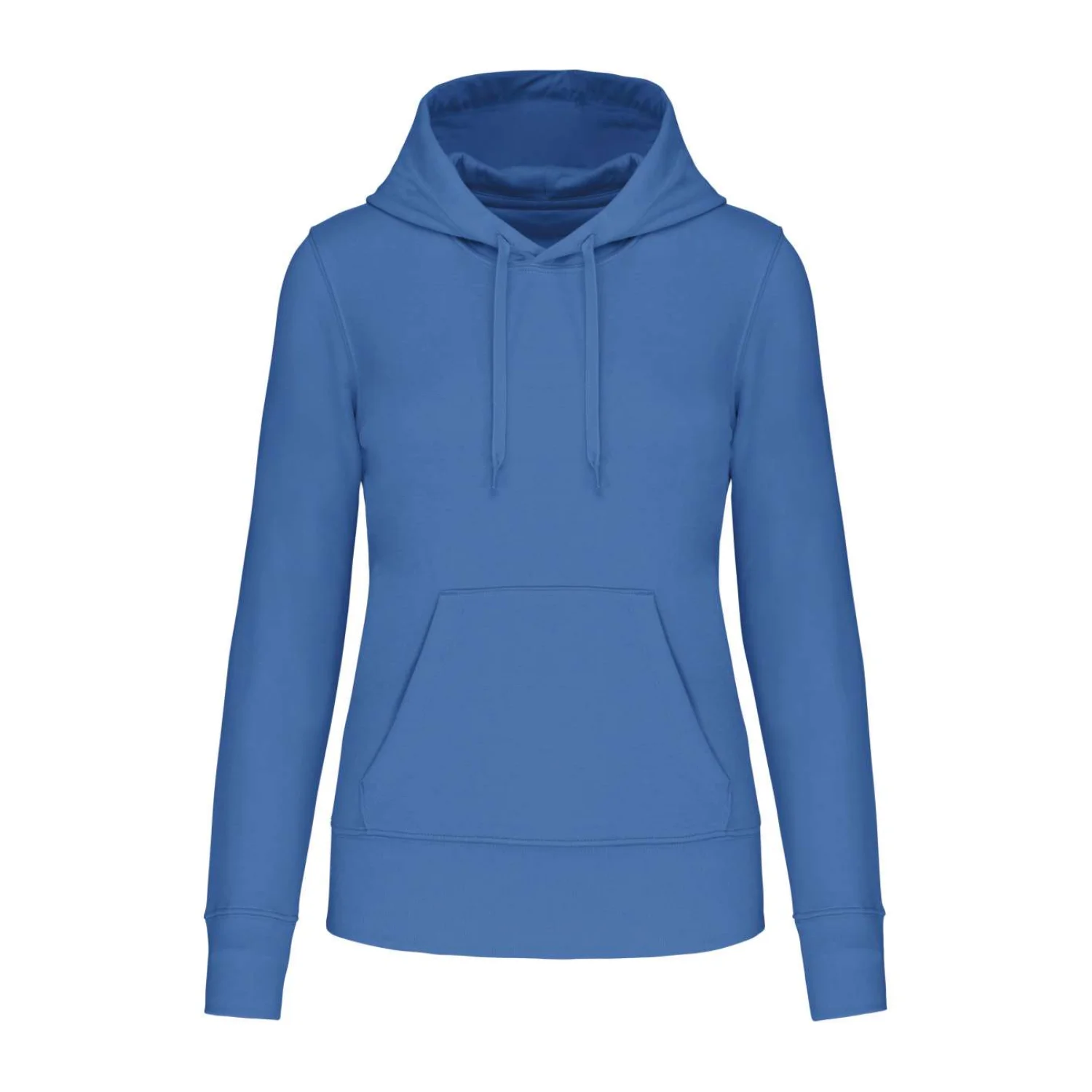 Kariban Női környezetbarát kapucnis pulóver pulóverek és kardigán Light Royal Blue