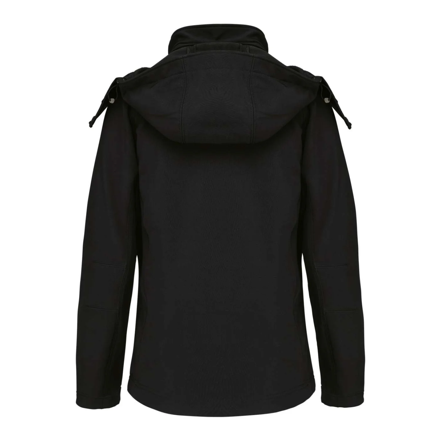 Kariban Női kapucnis softshell kabát kabátok és dzseki Black