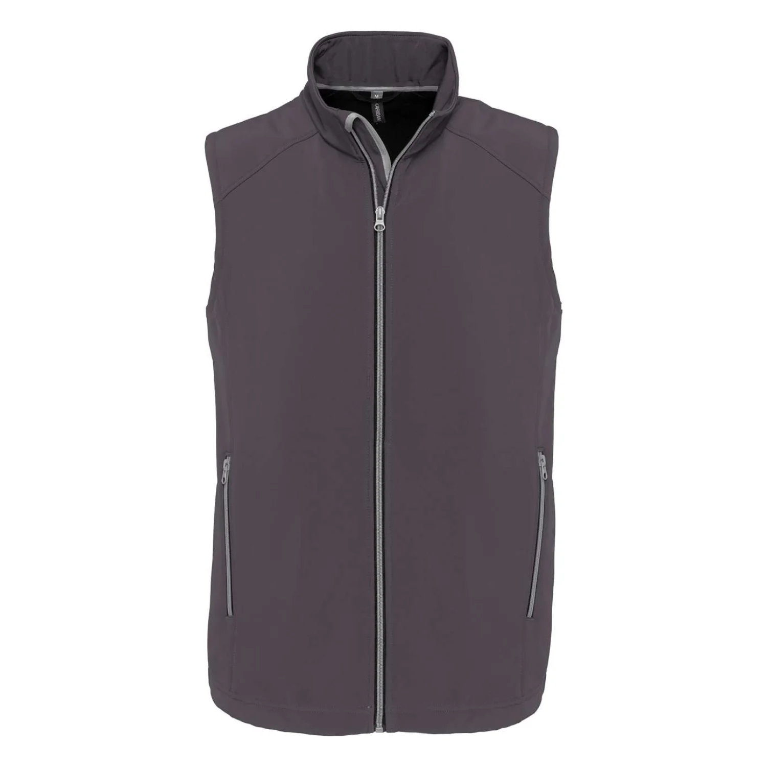 Kariban 2 rétegű softshell mellény kabátok és dzseki Titanium