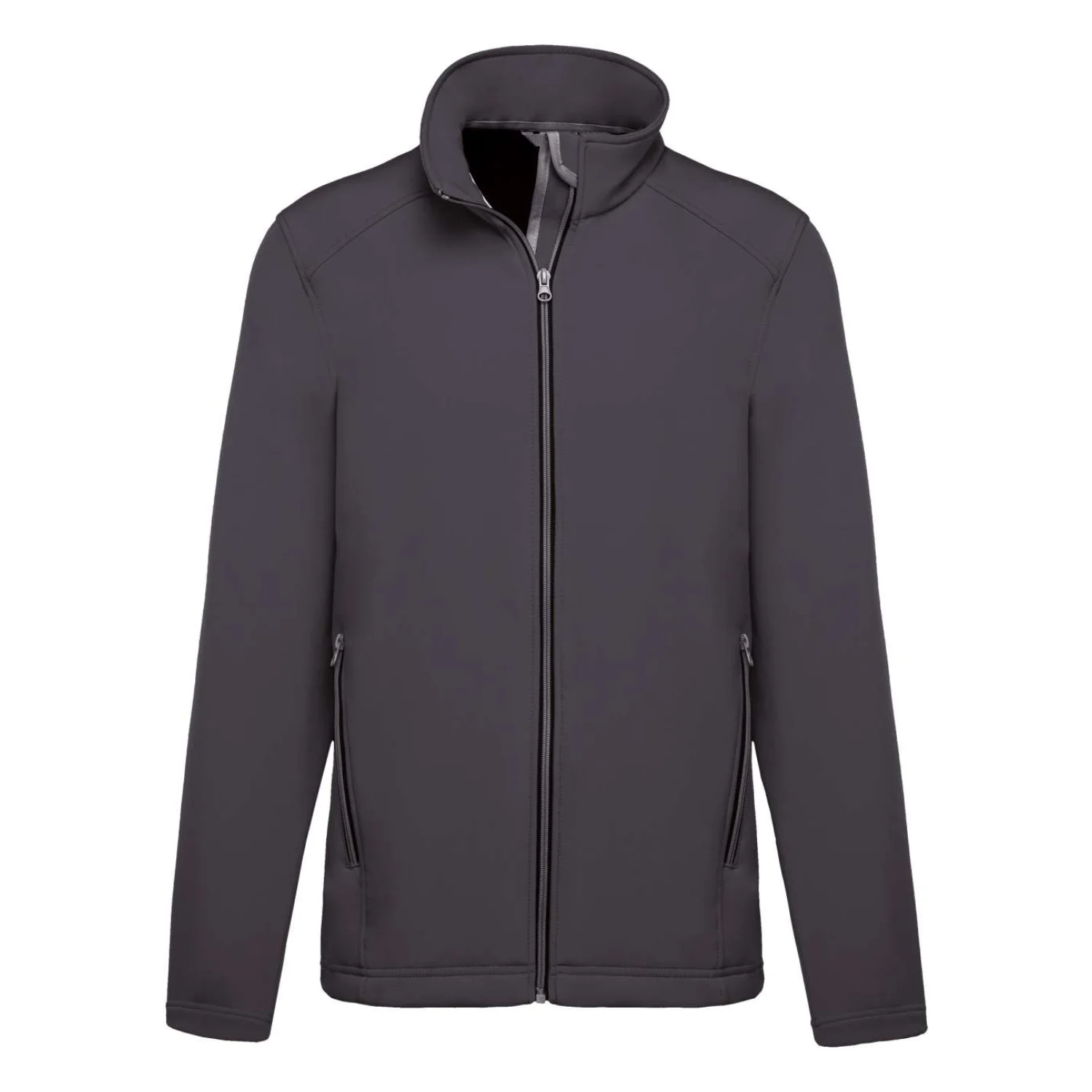 Kariban Férfi 2 rétegű softshell kabát kabátok és dzseki Titanium