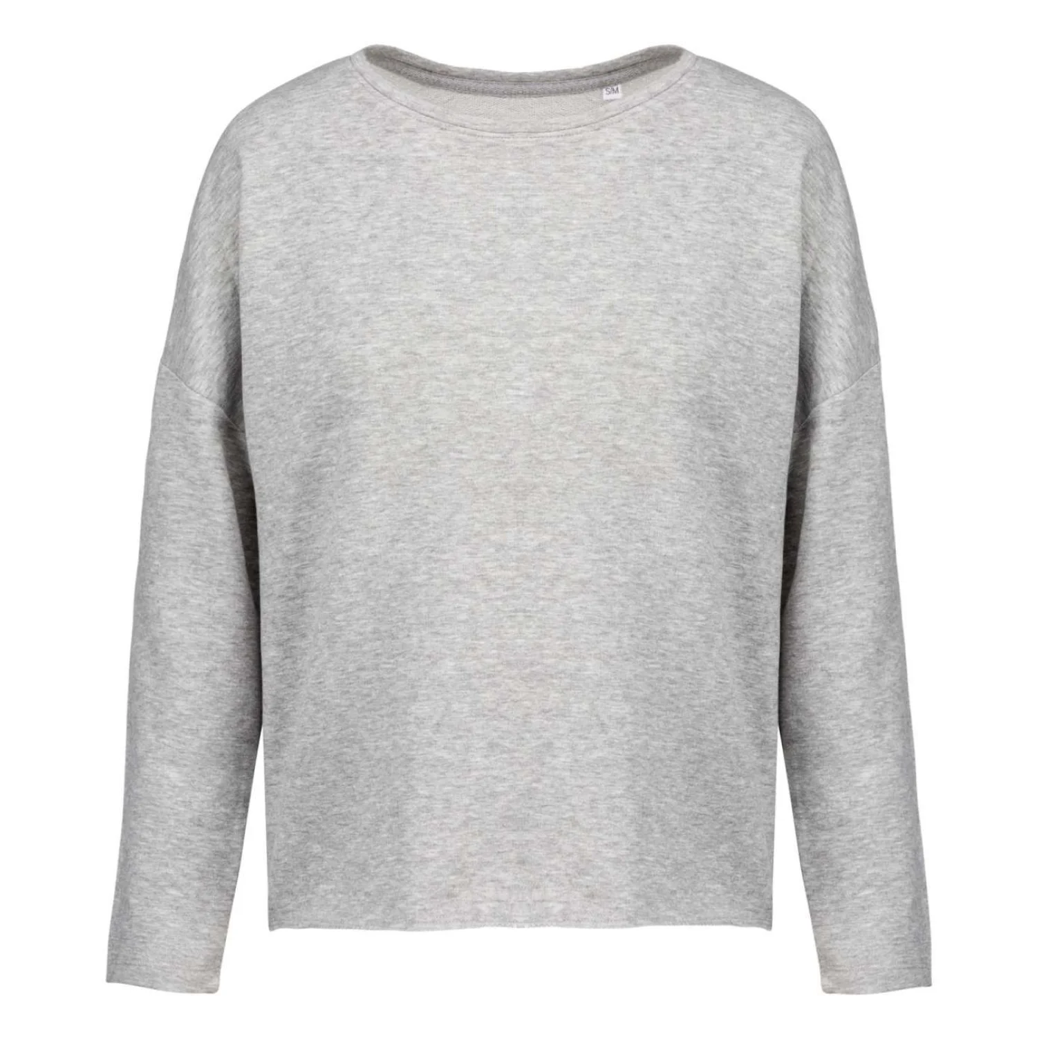 Kariban Női oversized pulóver pulóverek és kardigán Light Grey Heather