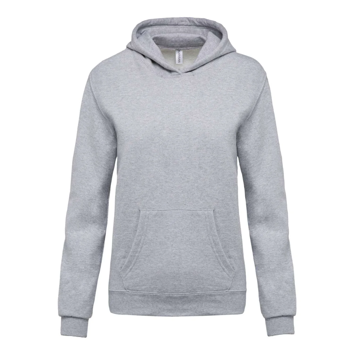Kariban Gyermek kapucnis pulóver pulóverek és kardigán Oxford Grey