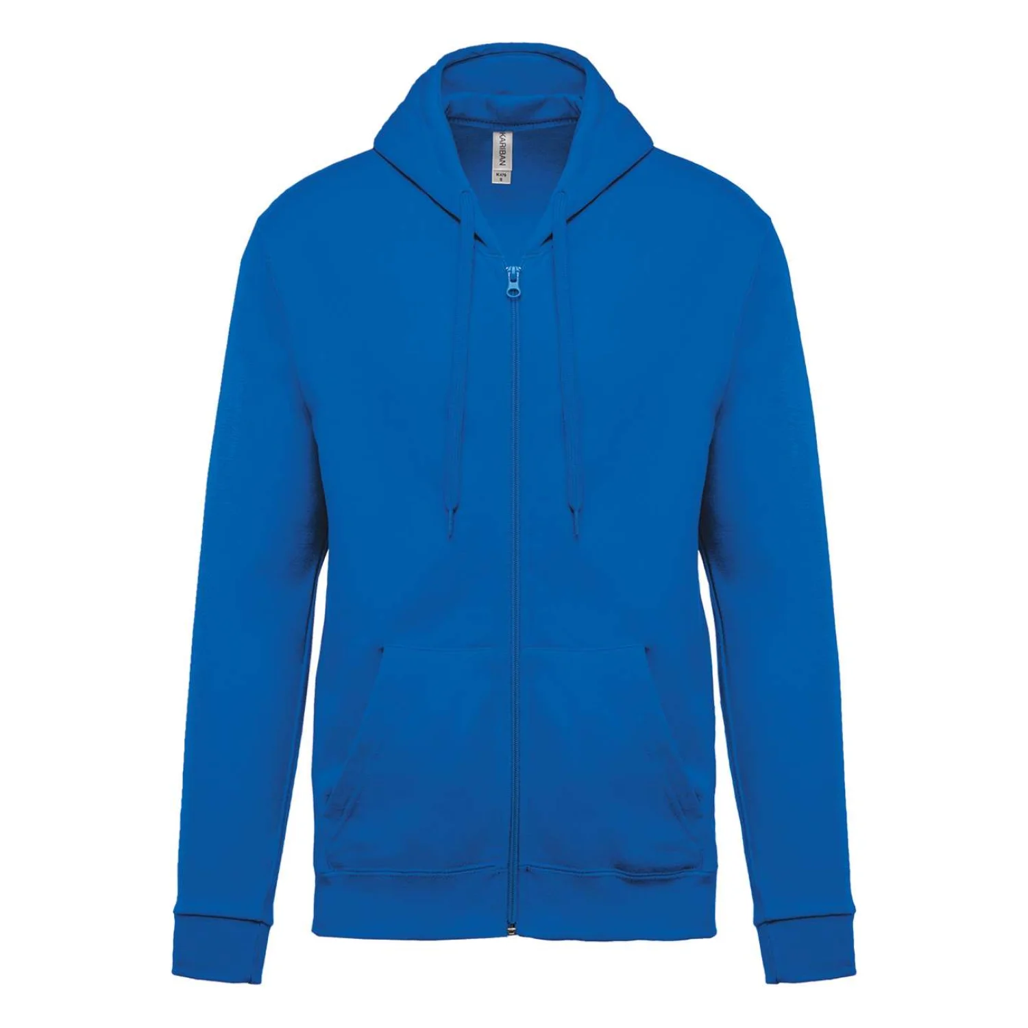 Kariban Végig cipzáras pulóver pulóverek és kardigán Light Royal Blue