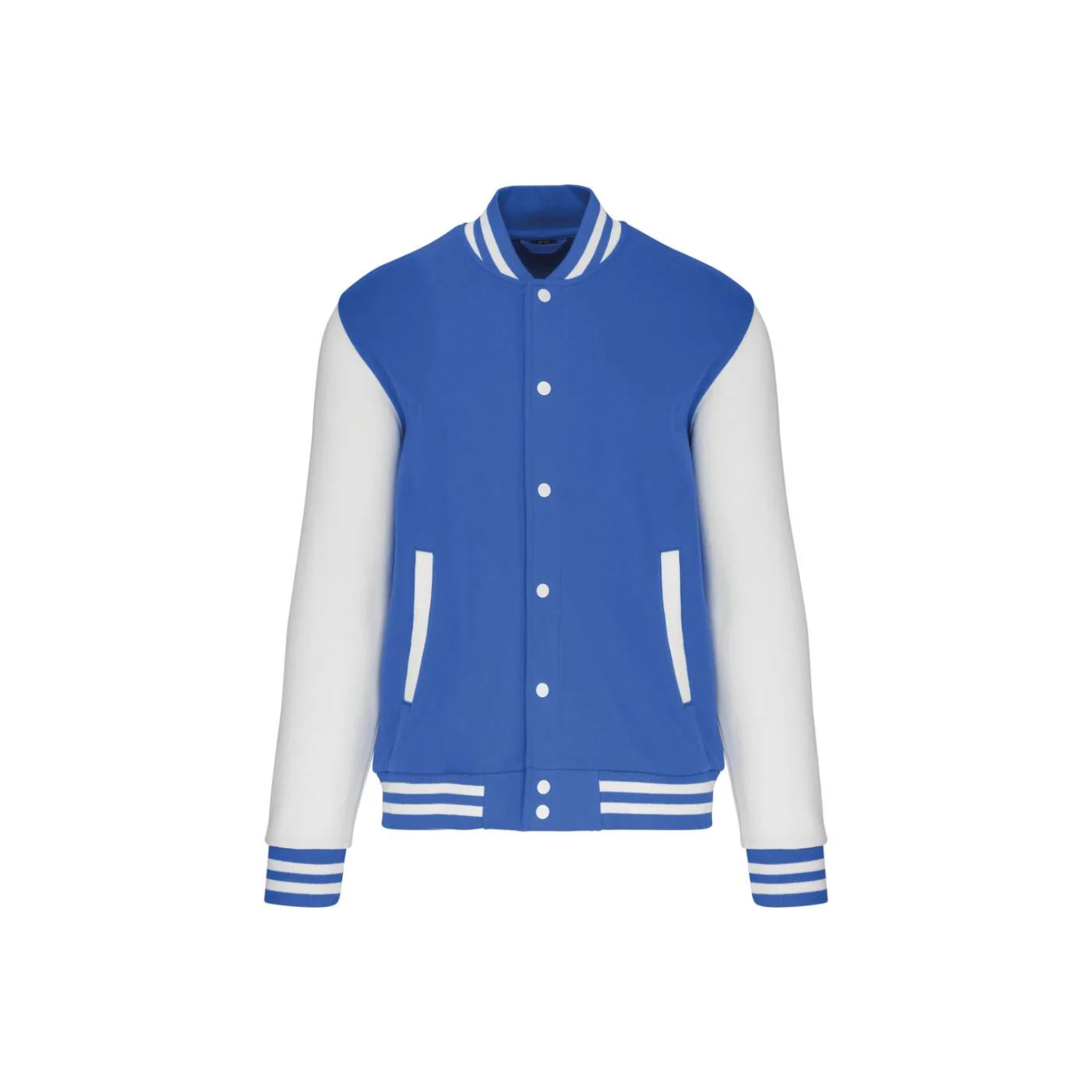 Kariban Uniszex teddy kabát pulóverek és kardigán Light Royal Blue/White