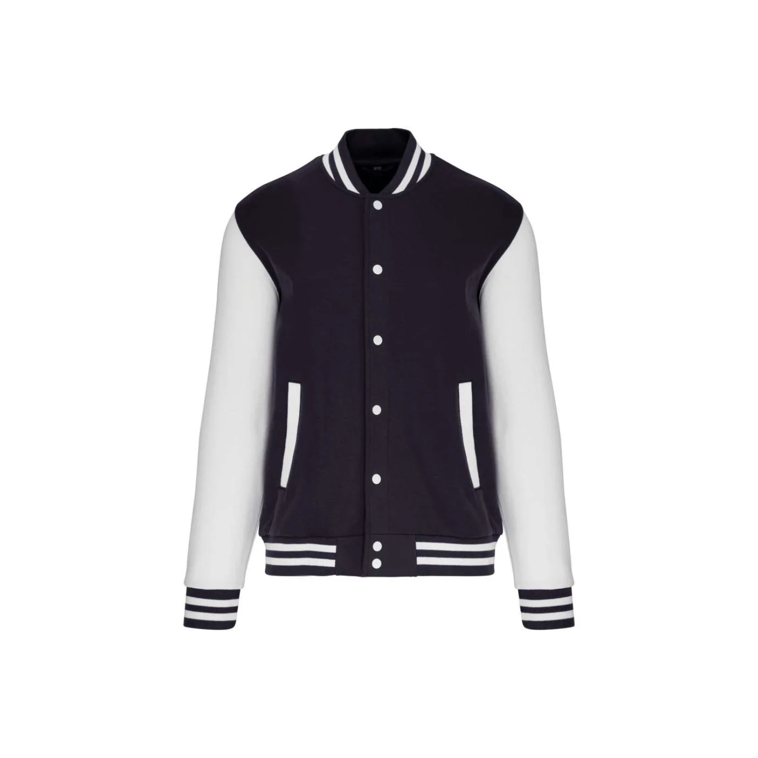 Kariban Uniszex teddy kabát pulóverek és kardigán Navy/White