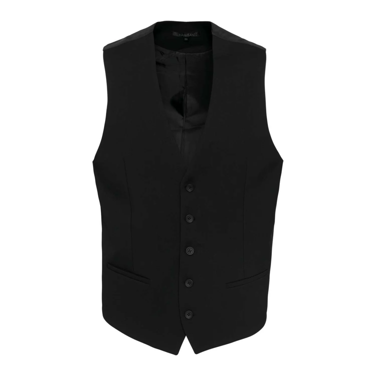 Kariban Férfi öltönymellény vendéglátás és egészségügy Black