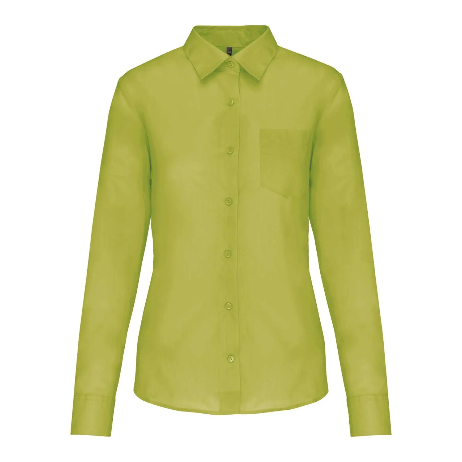 Kariban Jessica - női hosszú ujjú könnyen kezelhető polycotton poplin ing Burnt Lime