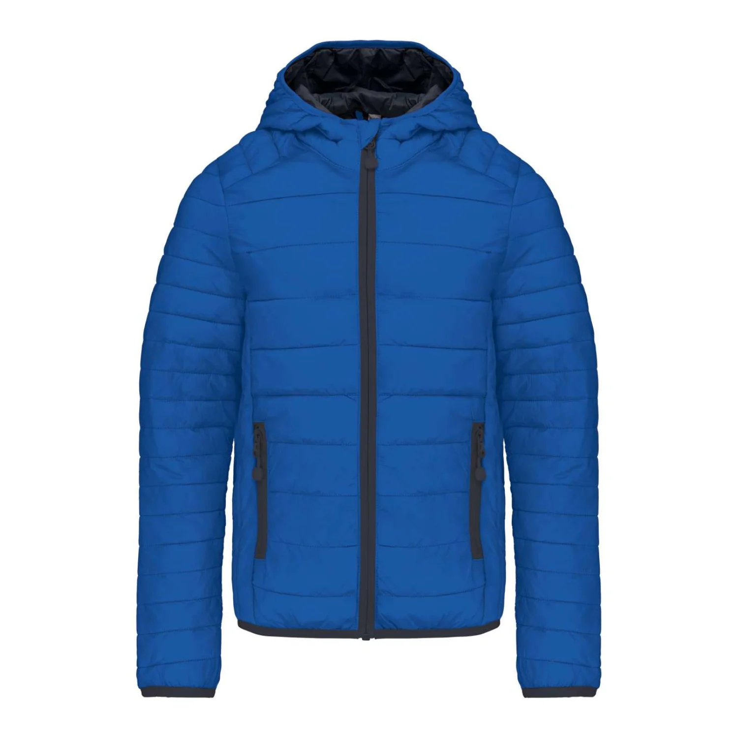Kariban Gyermek pehelykönnyű kapucnis bélelt dzseki Light Royal Blue