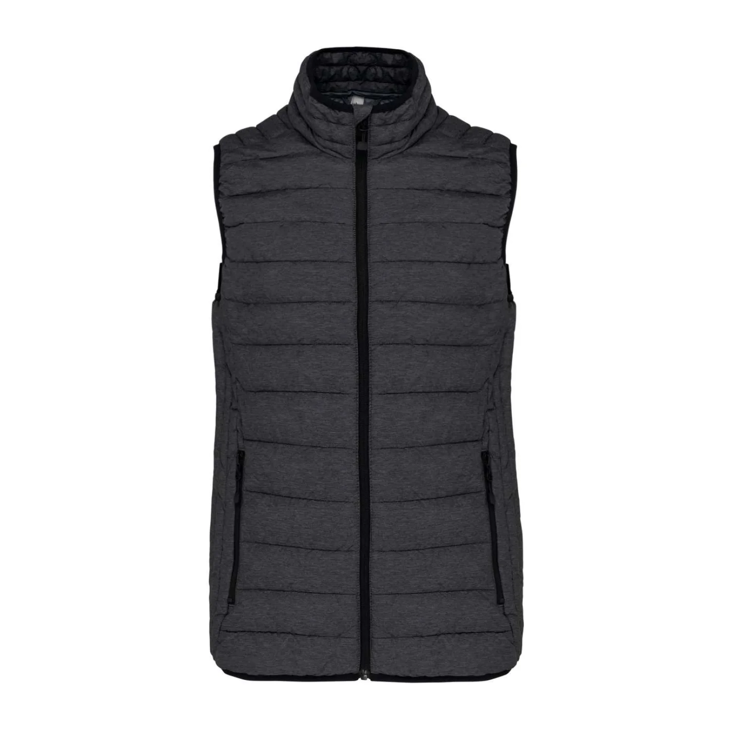 Kariban Női könnyű ujjatlan dzseki mellény Marl Dark Grey