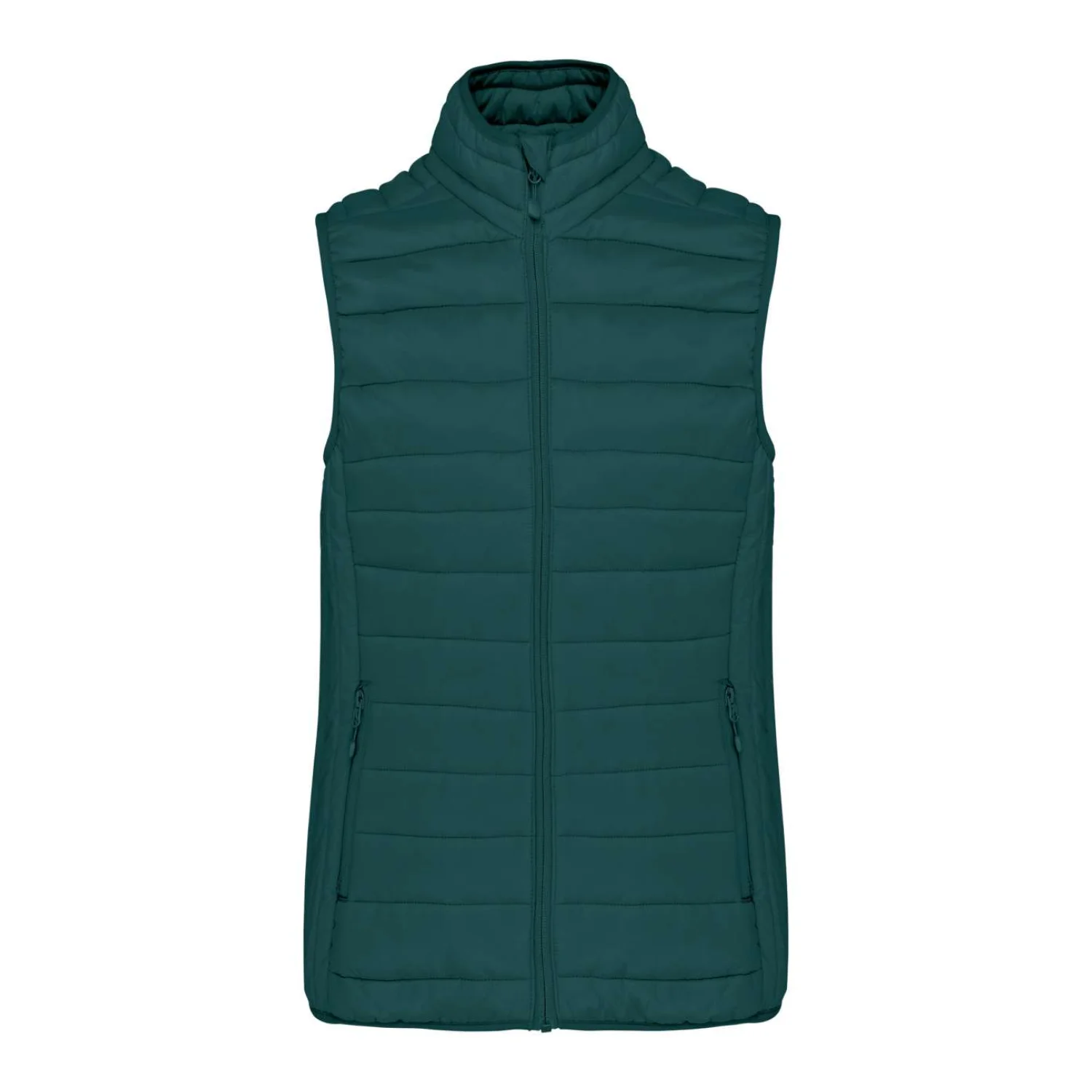 Kariban Női könnyű ujjatlan dzseki mellény Mineral Green