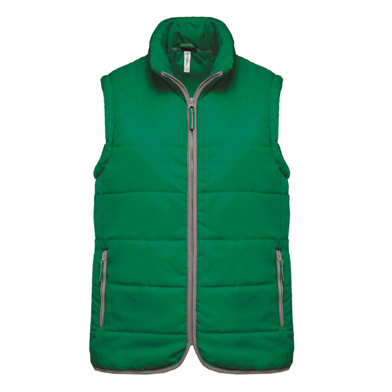 Kariban Steppelt mellény Kelly Green