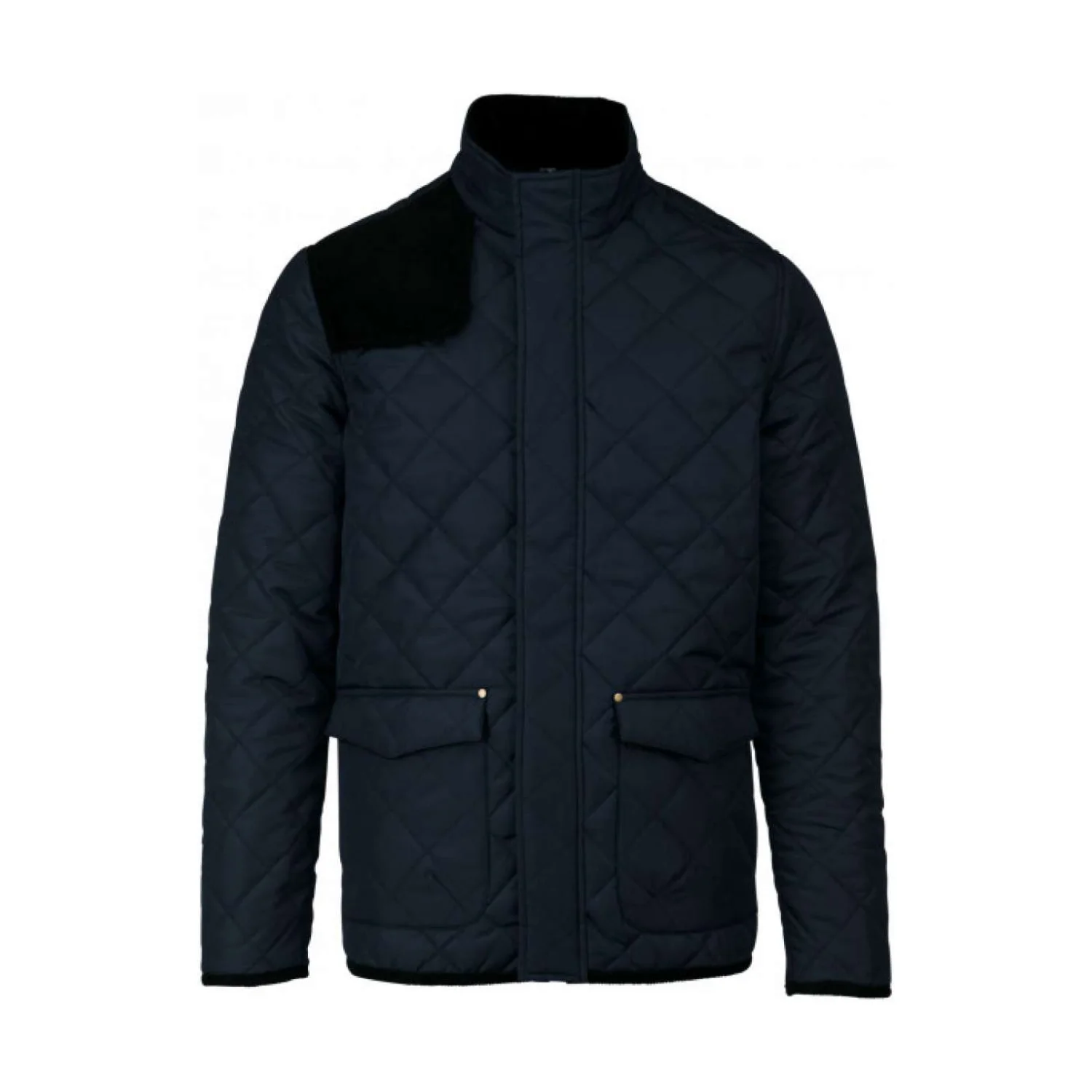 Kariban Férfi steppelt dzseki Navy/Black