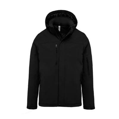 Kariban Férfi kapucnis softshell bélelt parka kabátok és