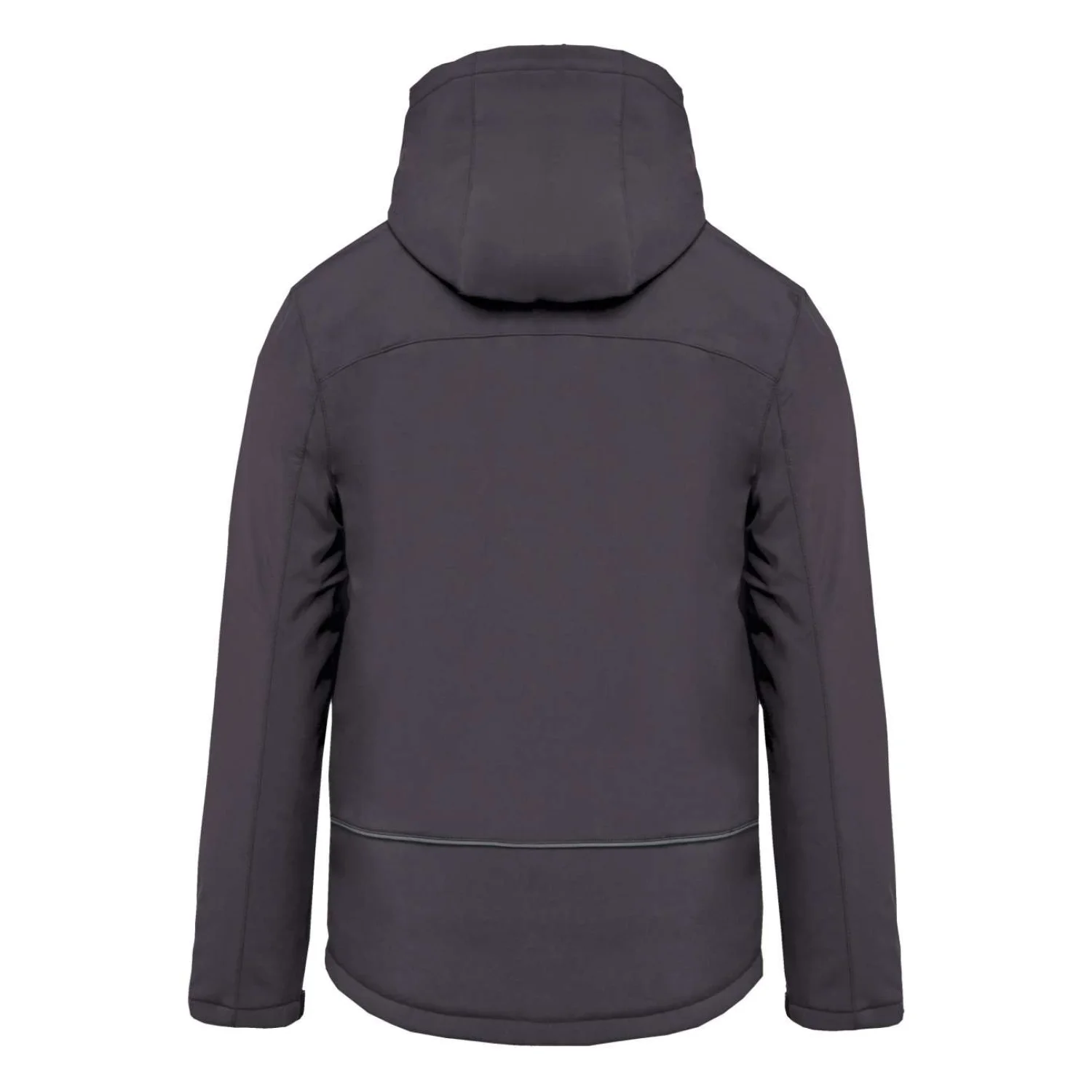 Kariban Férfi kapucnis softshell bélelt parka kabátok és dzseki Titanium