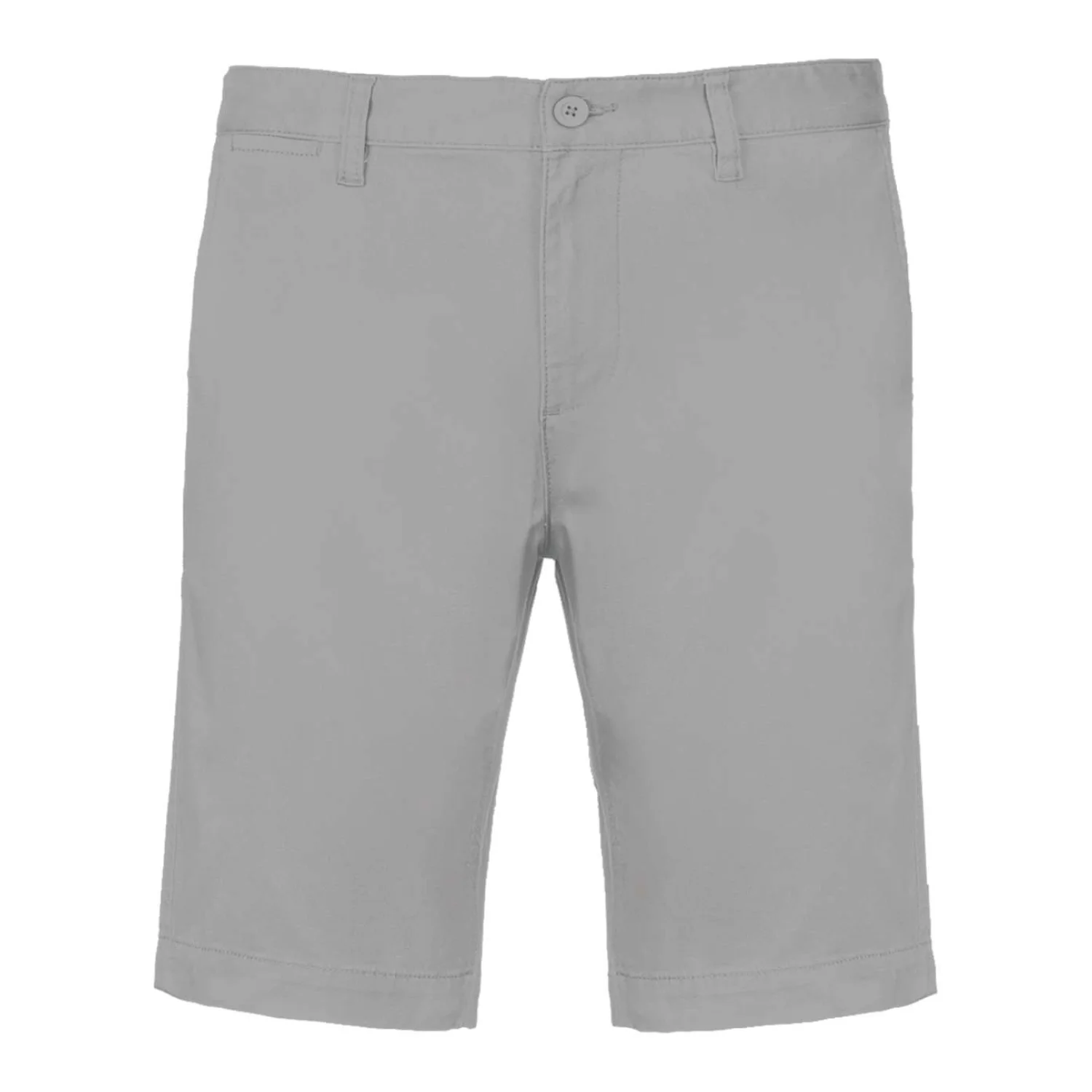 Kariban Férfi chino bermuda short derekas nadrág Fine Grey
