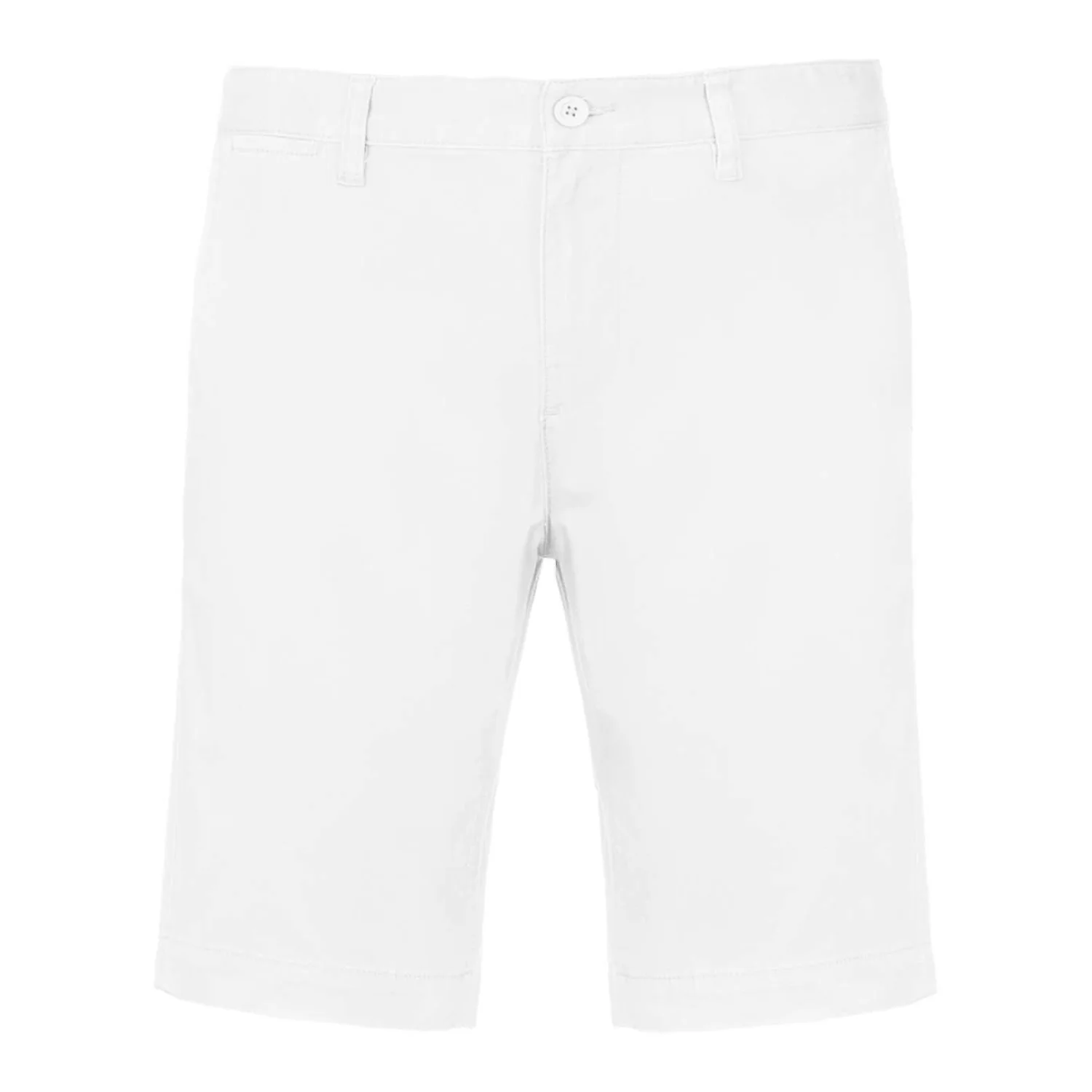 Kariban Férfi chino bermuda short derekas nadrág White