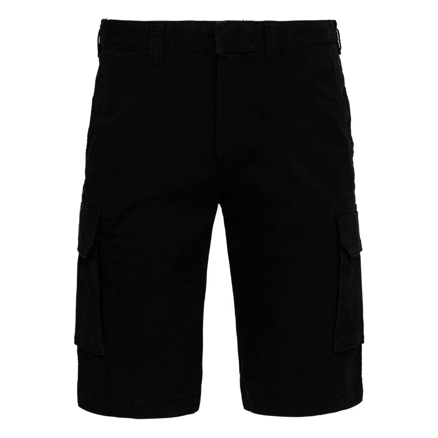 Kariban Férfi sokzsebes bermuda short derekas nadrág Black
