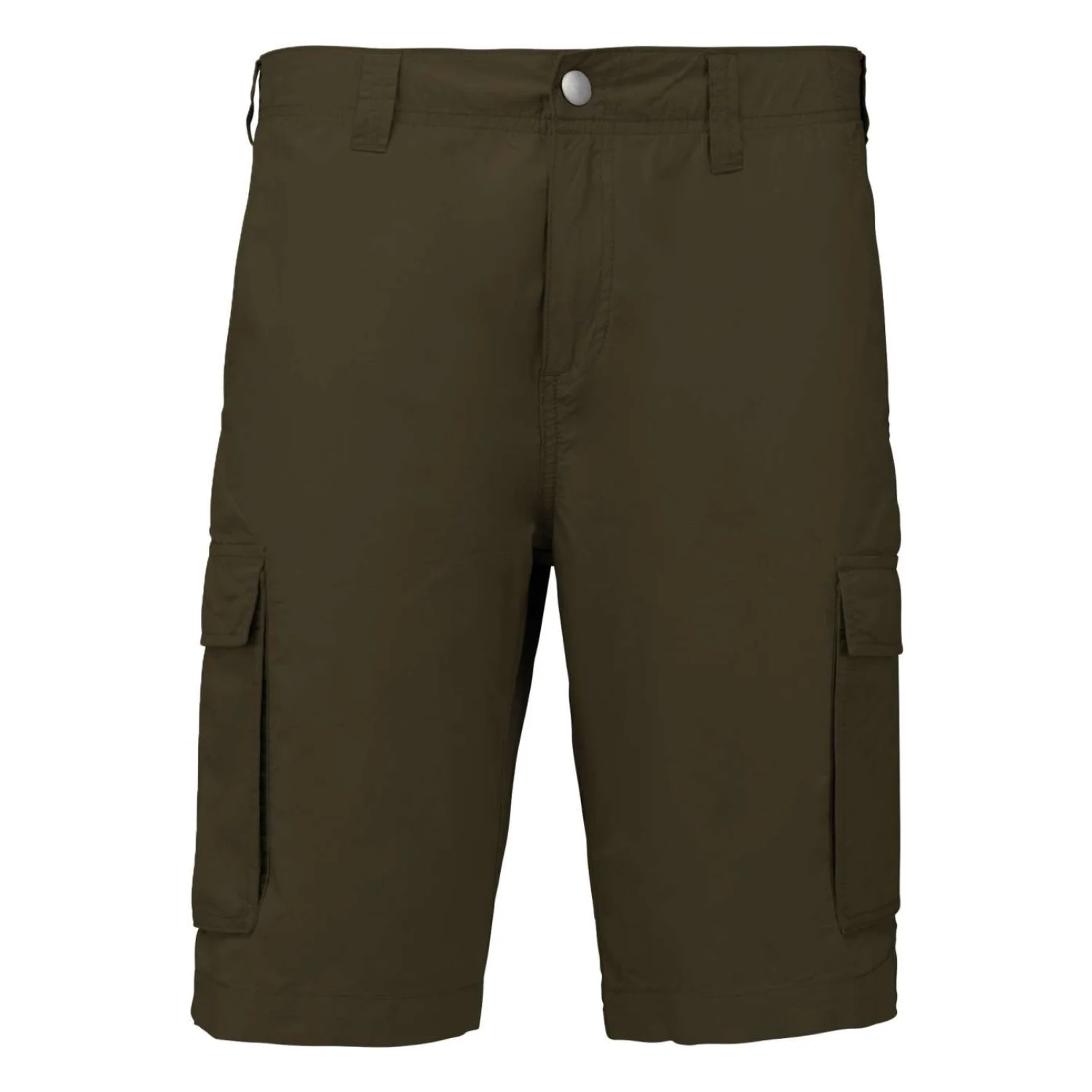 Kariban Férfi könnyű sokzsebes bermuda short derekas nadrág Light Khaki