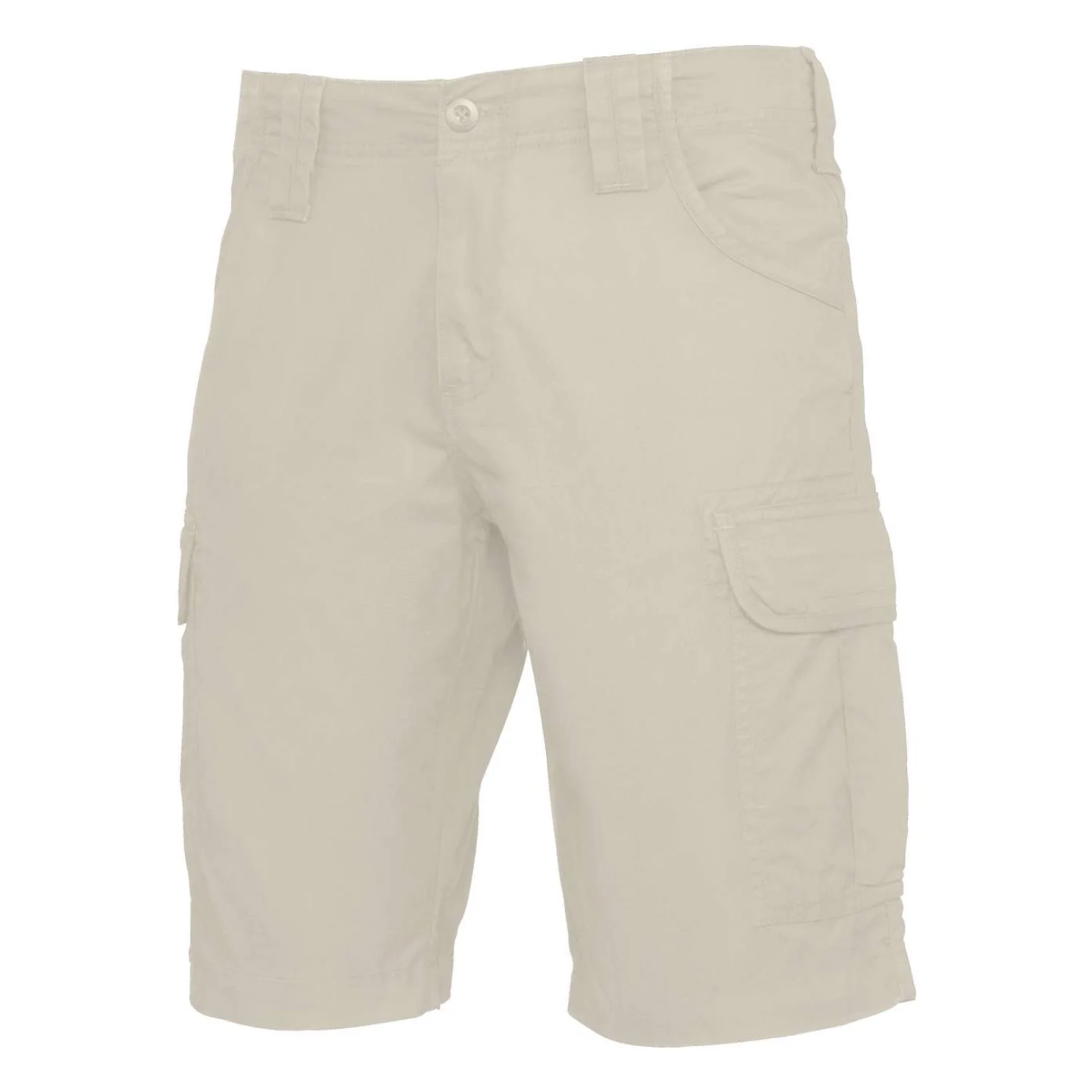 Kariban Férfi sokzsebes bermuda short derekas nadrág Beige