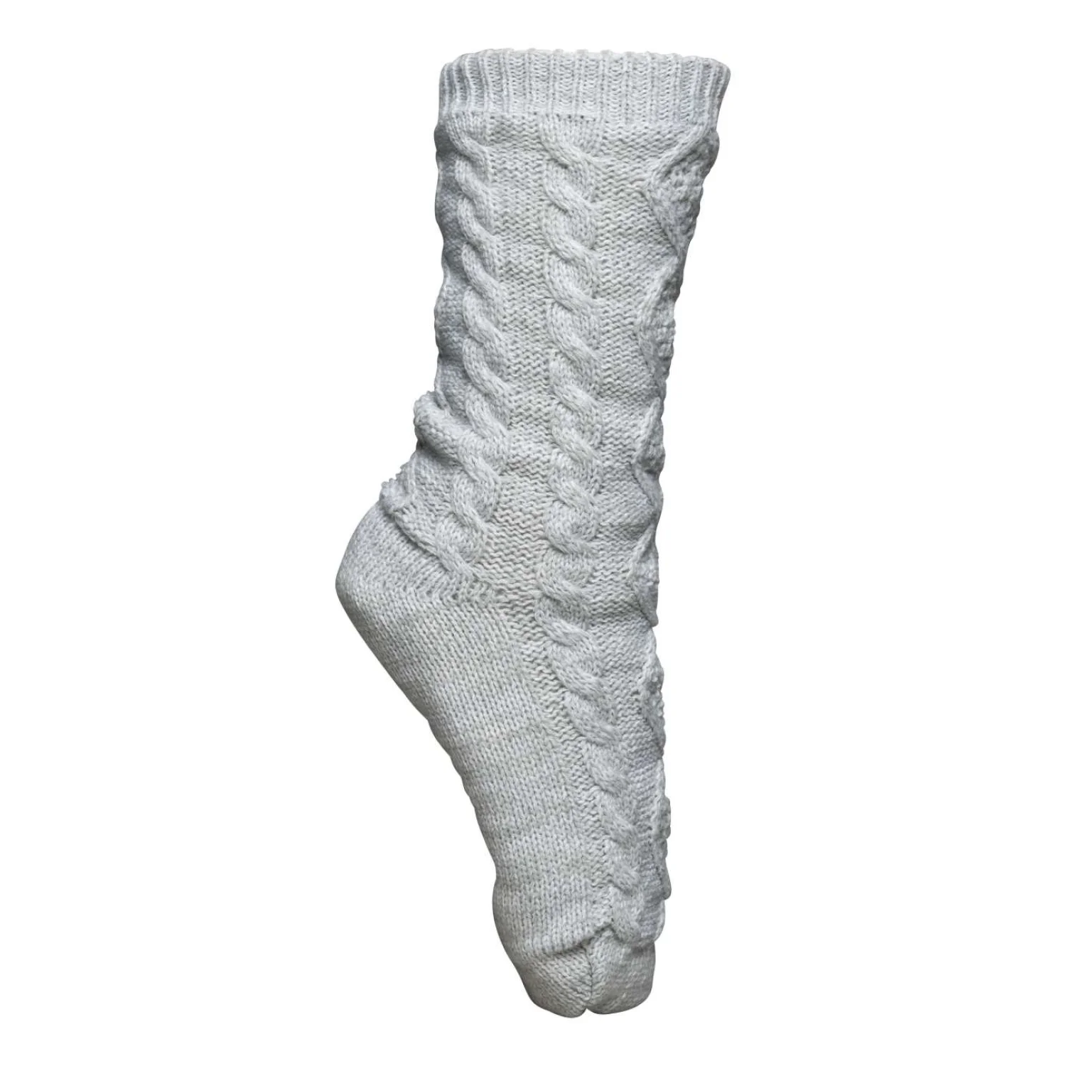 Kariban Sherpa bélésű otthoni zokni derekas nadrág Snow Grey Melange