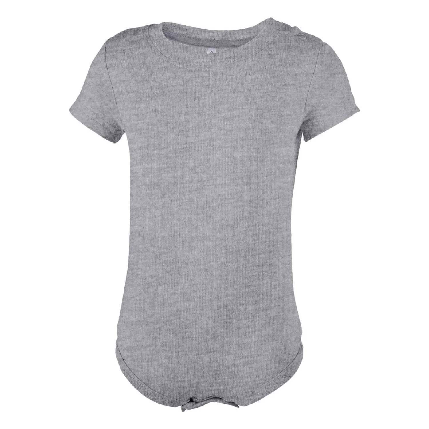 Kariban Rövid ujjú baba body póló Oxford Grey