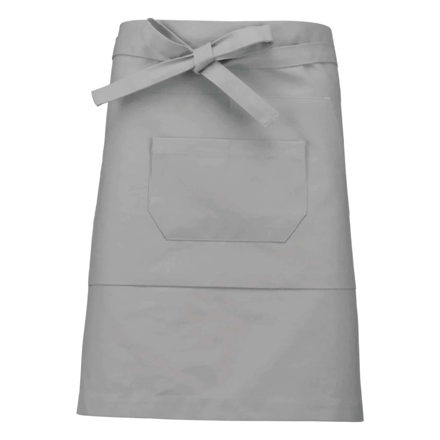 Kariban Polycotton középhosszú kötény vendéglátás és egészségügy Light Grey