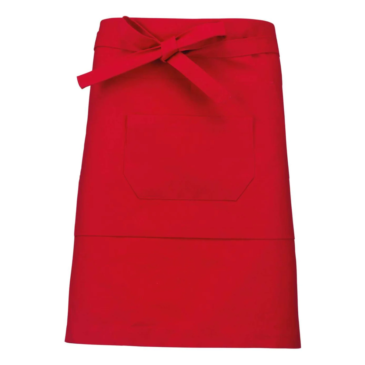 Kariban Polycotton középhosszú kötény vendéglátás és egészségügy Red