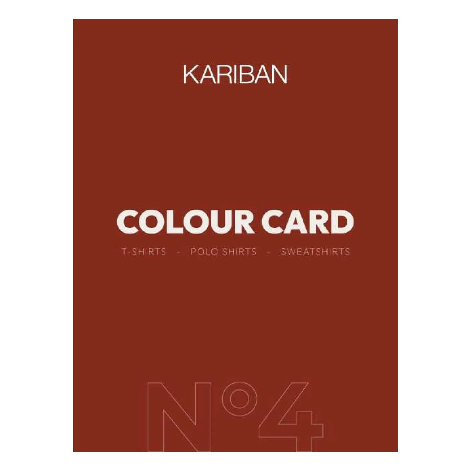 Kariban színkatalógus 2026 promóciós anyag Color Cards