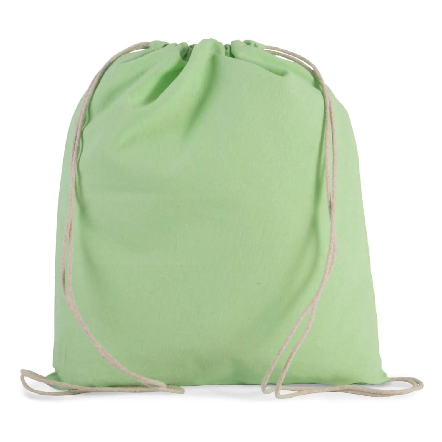 Kimood Organikus pamut húzózsinóros hátizsák táská Pistachio Green