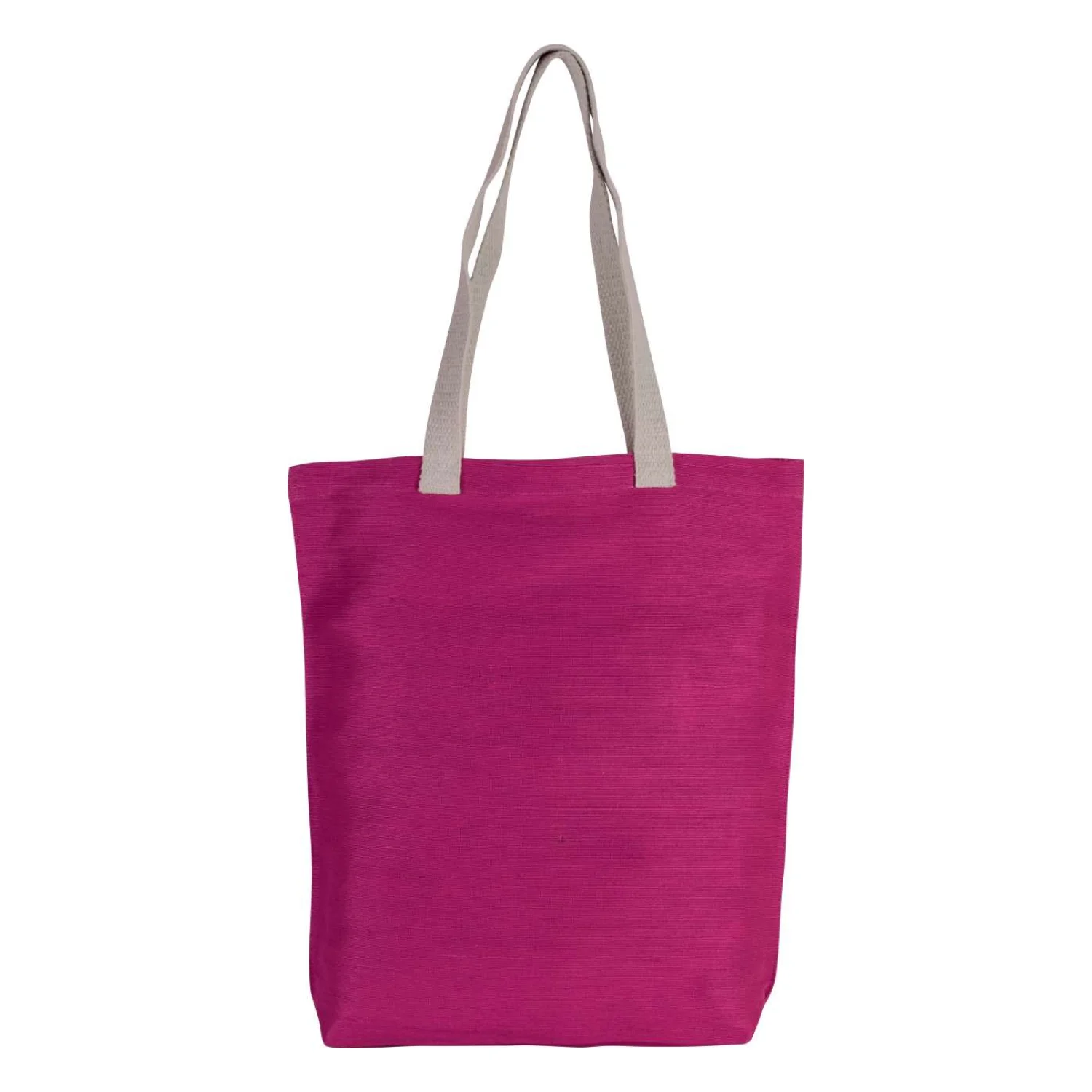 Kimood Bevásárló táska juta és pamut keverékből táská Fuchsia