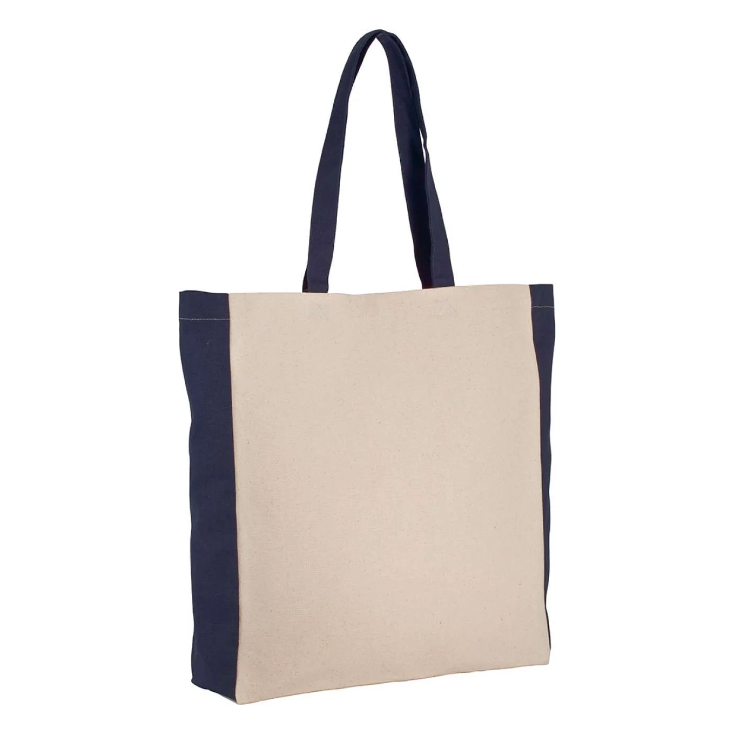 Kimood Két színű bevásárlótáska táská Natural/Navy