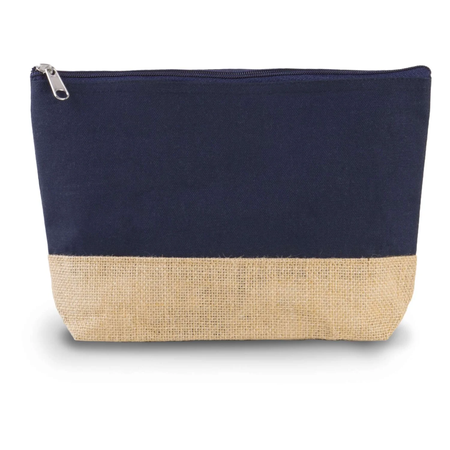 Kimood Pamutvászon és juta neszesszer táská Navy/Natural White