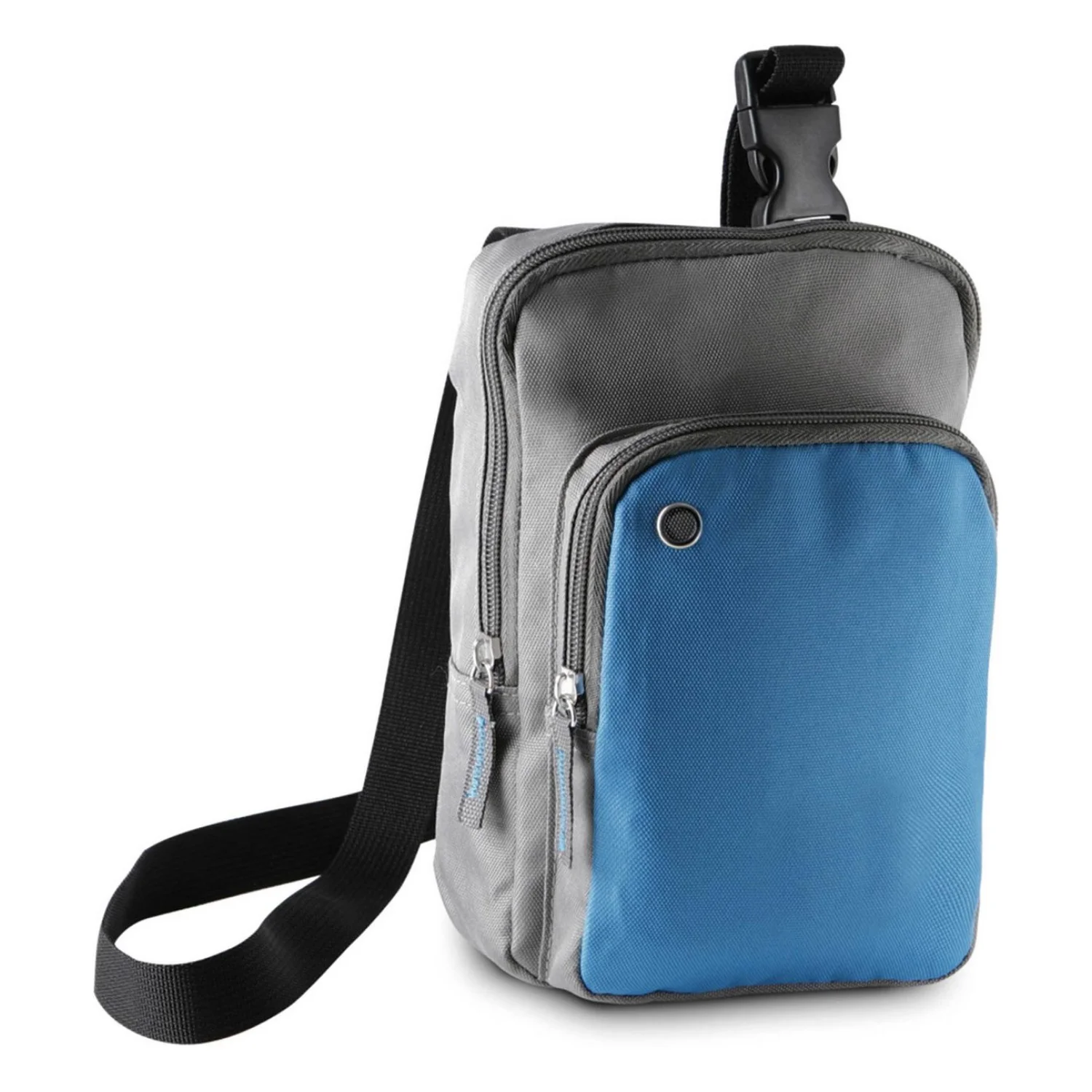 Kimood Kis válltáska táská Slate Grey/Aqua Blue