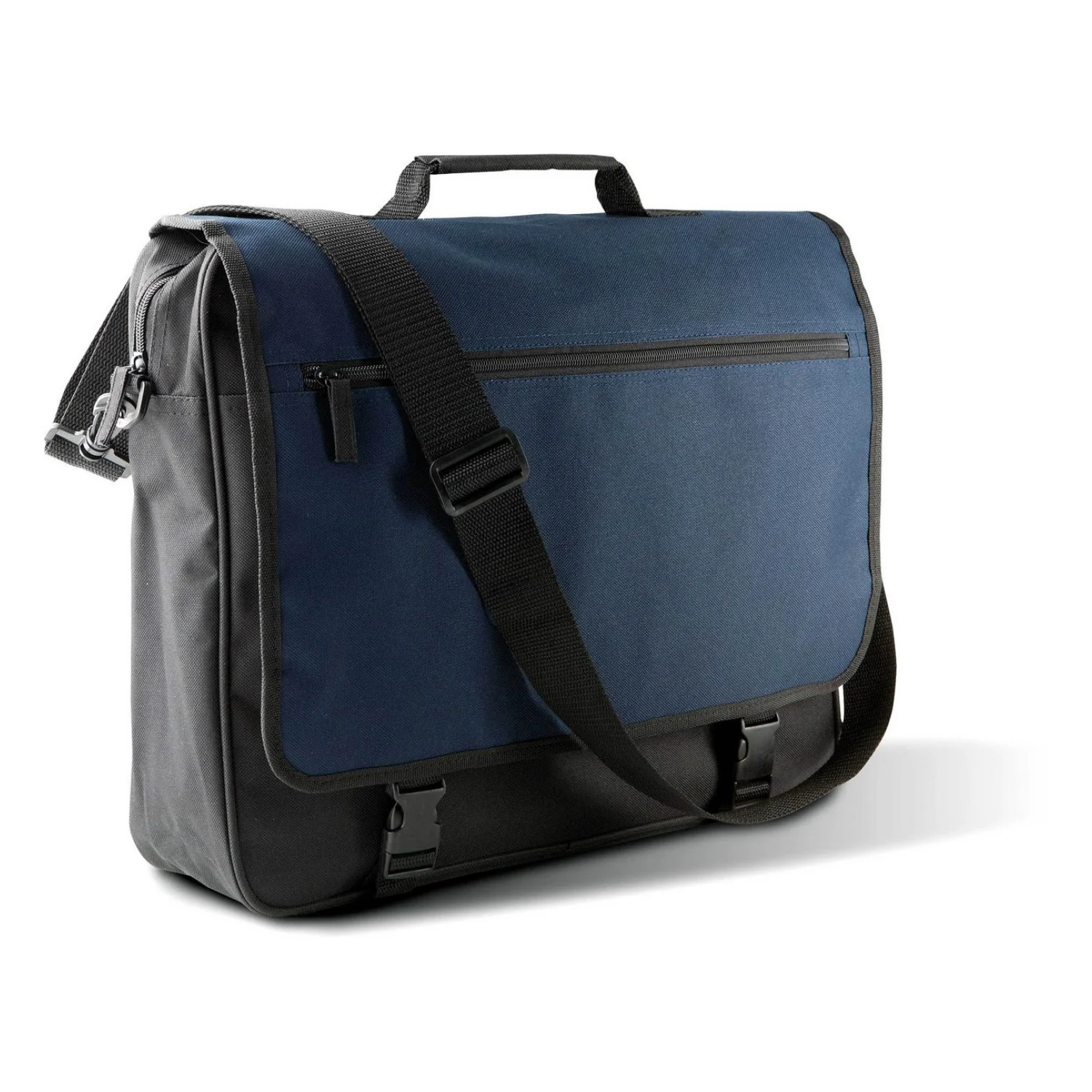 Kimood Irattáska lehajtható fedéllel táská Black/Navy