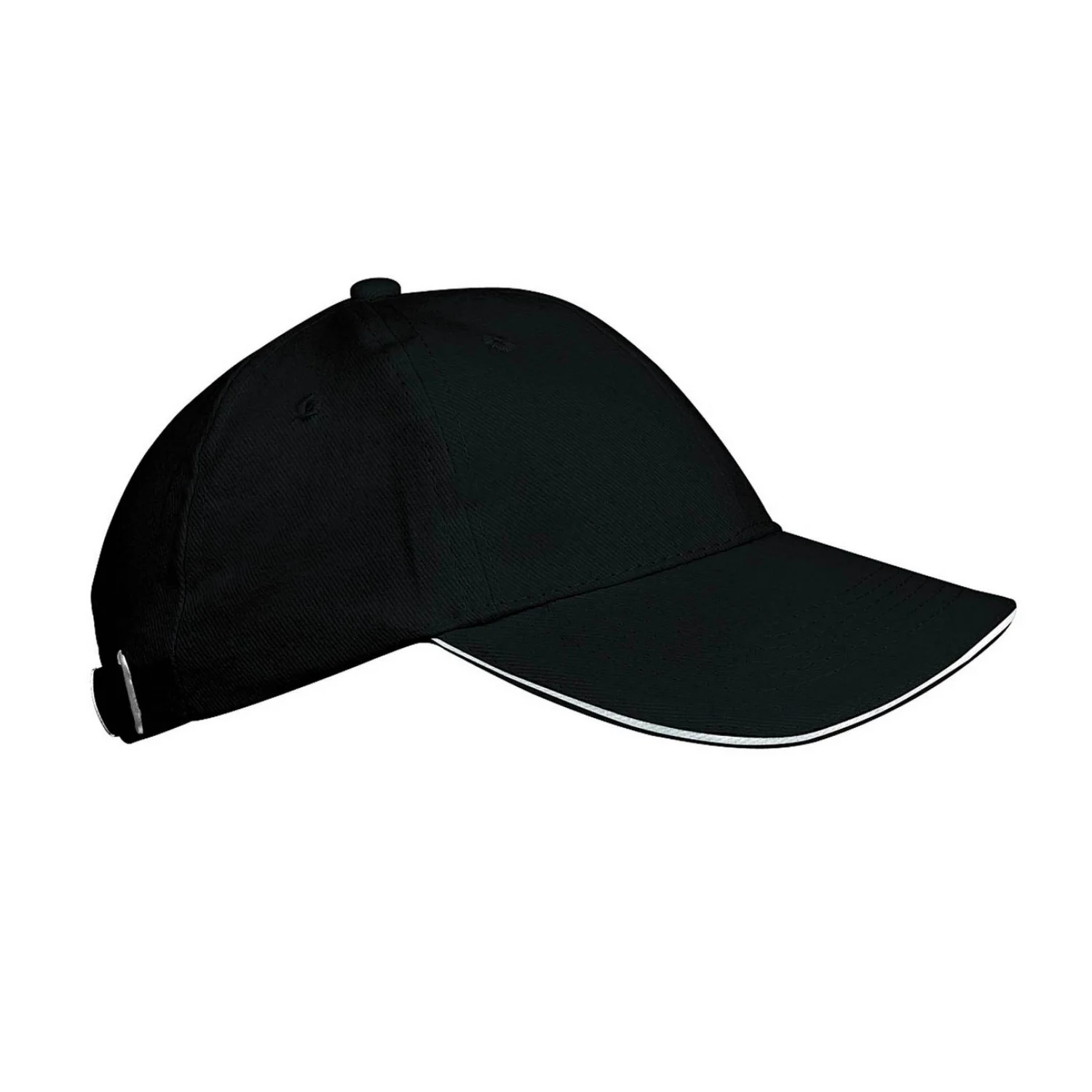 K-UP Orlando kids - 6 paneles gyermek sapka sapká Black/White