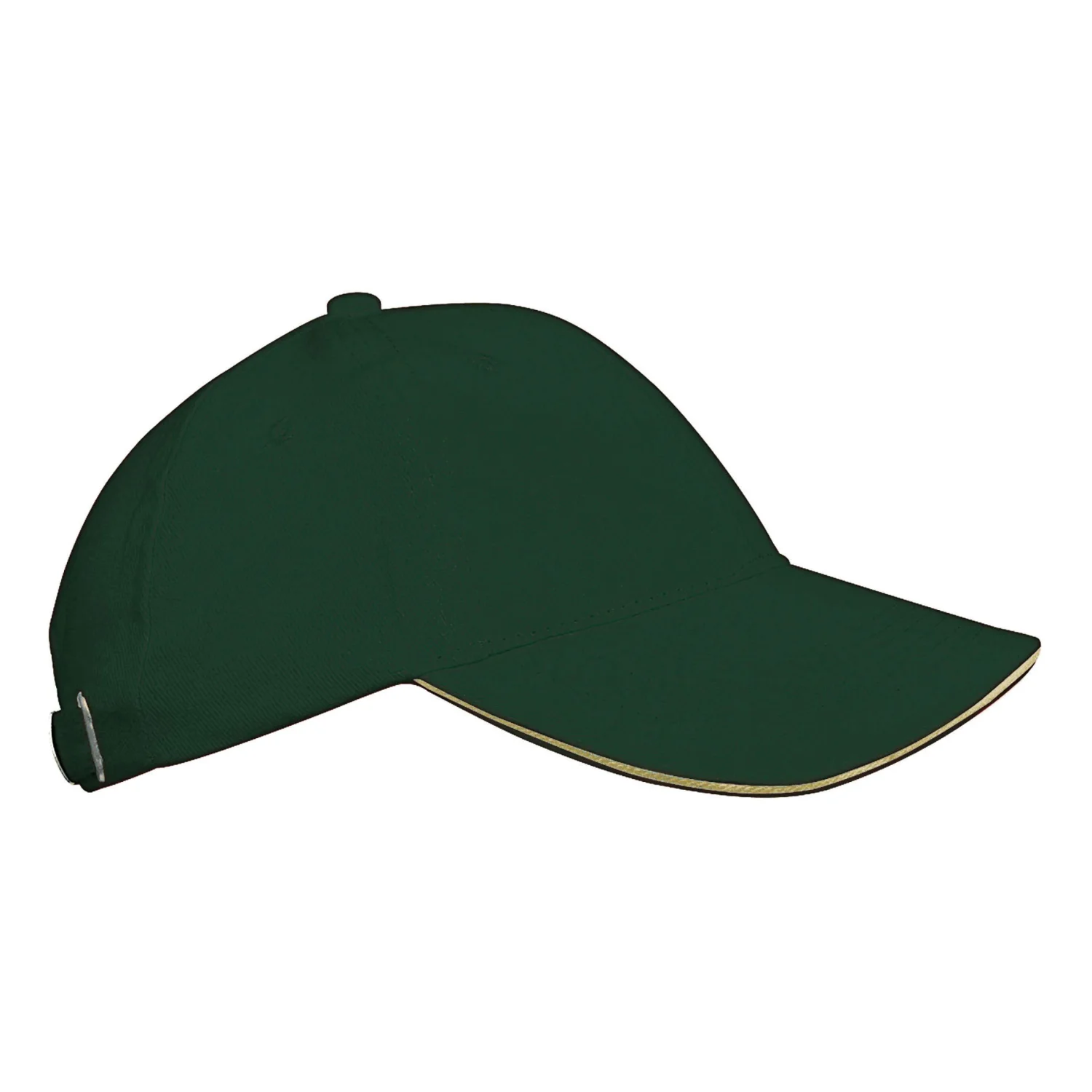 K-UP Orlando kids - 6 paneles gyermek sapka sapká Forest Green/Beige