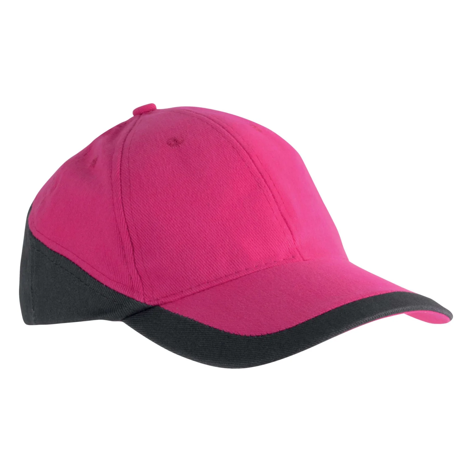 K-UP Racing - két színű 6 paneles sapka sapká Fuchsia/Dark Grey