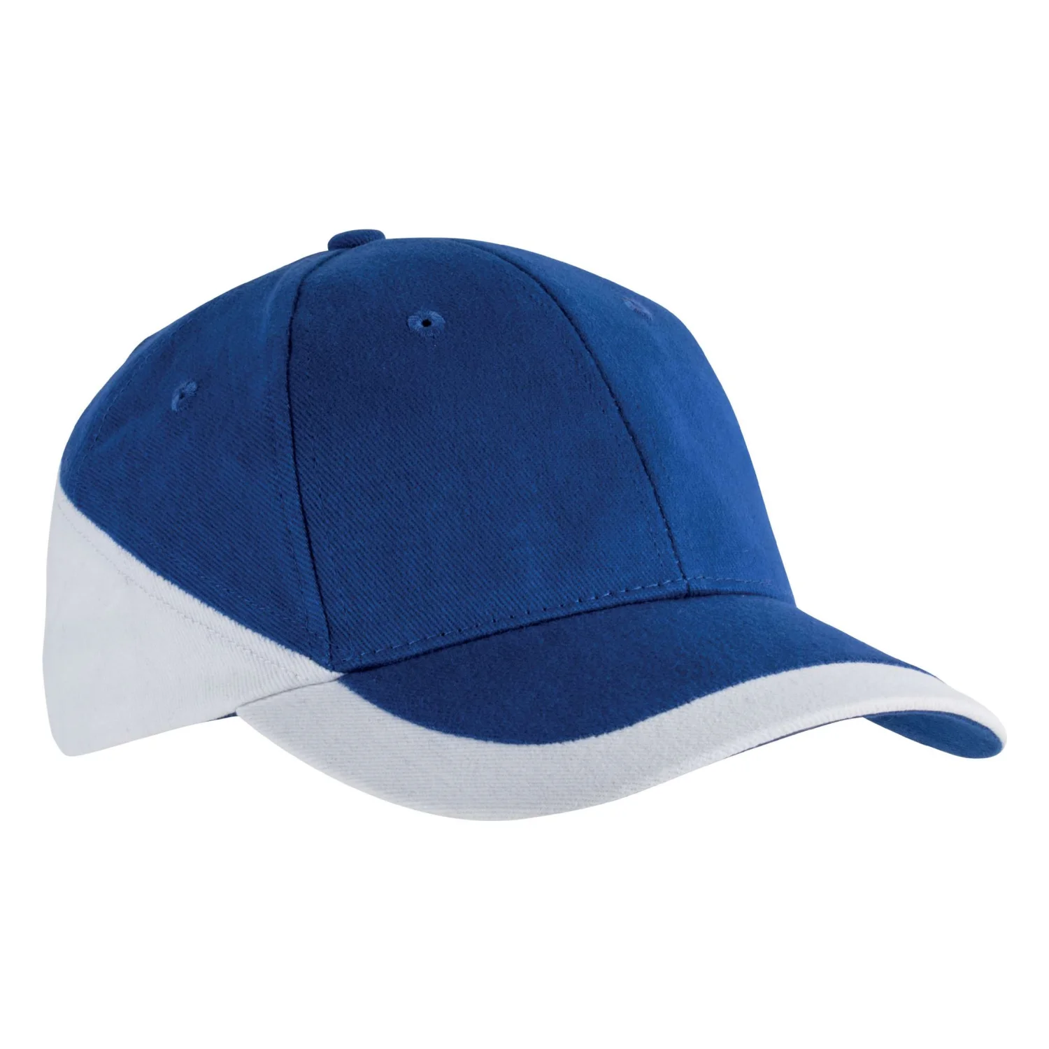 K-UP Racing - két színű 6 paneles sapka sapká Royal Blue/White