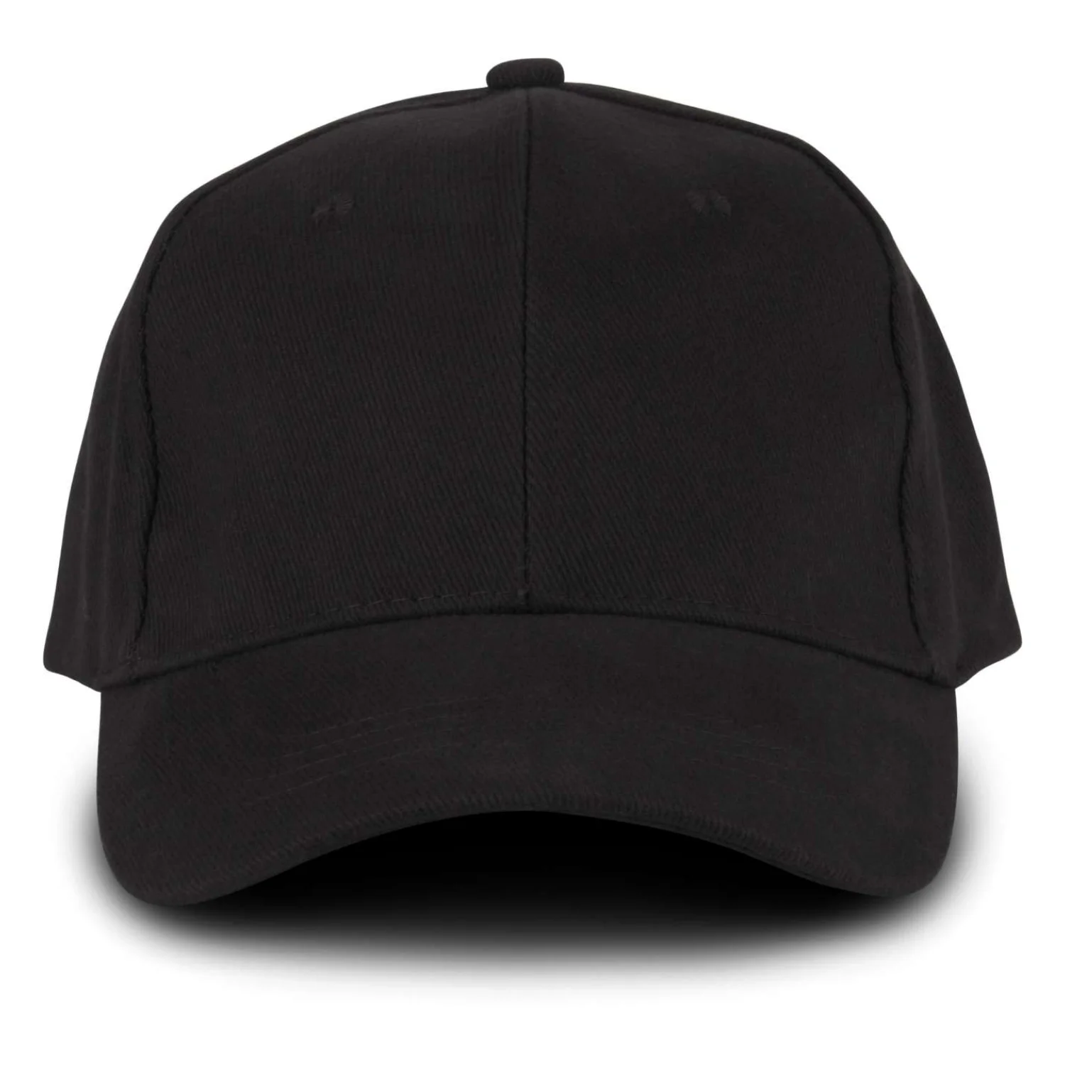 K-UP Oekotex tanúsítvánnyal rendelkező 6 paneles sapka sapká Black