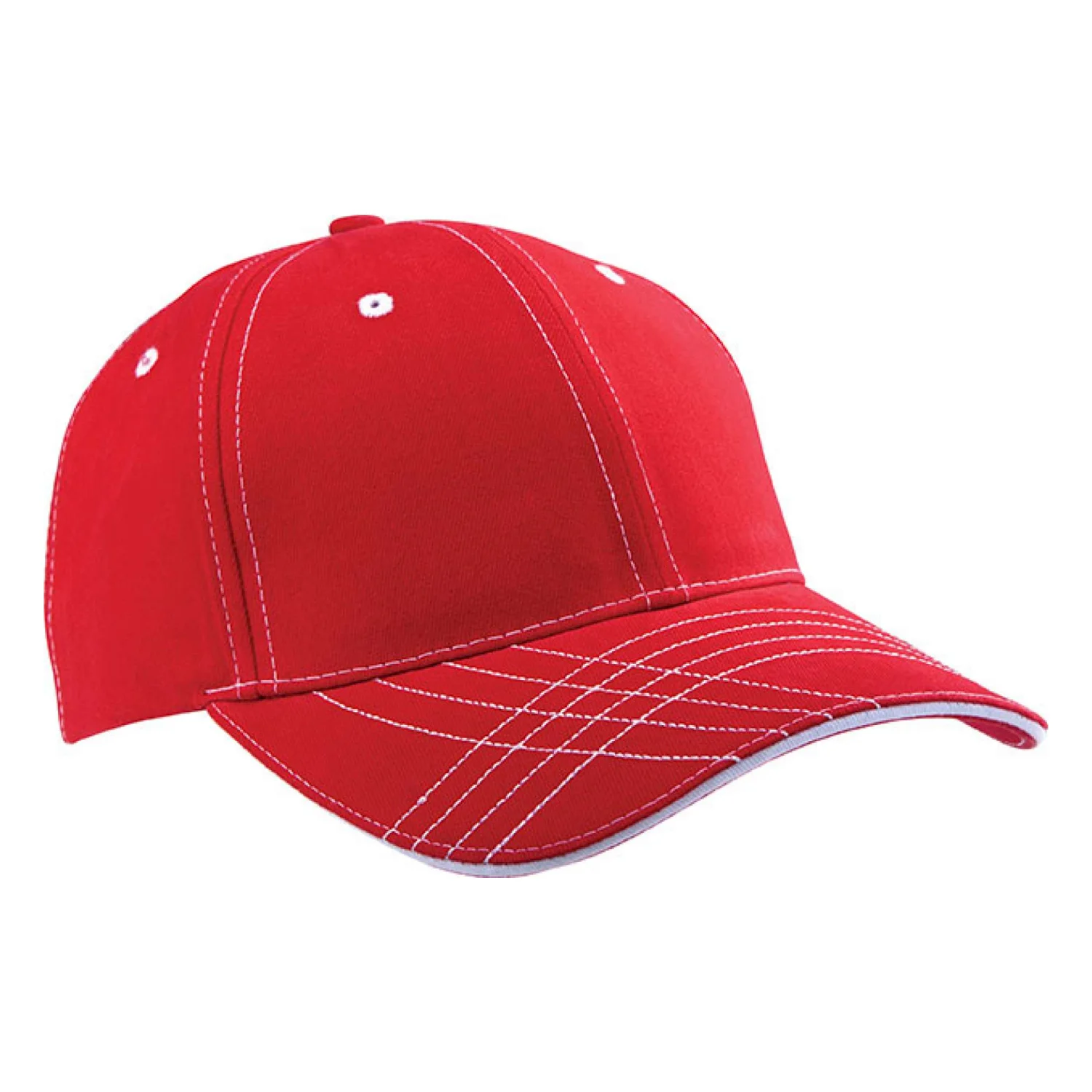K-UP 6 paneles divatsapka sapká Red/White