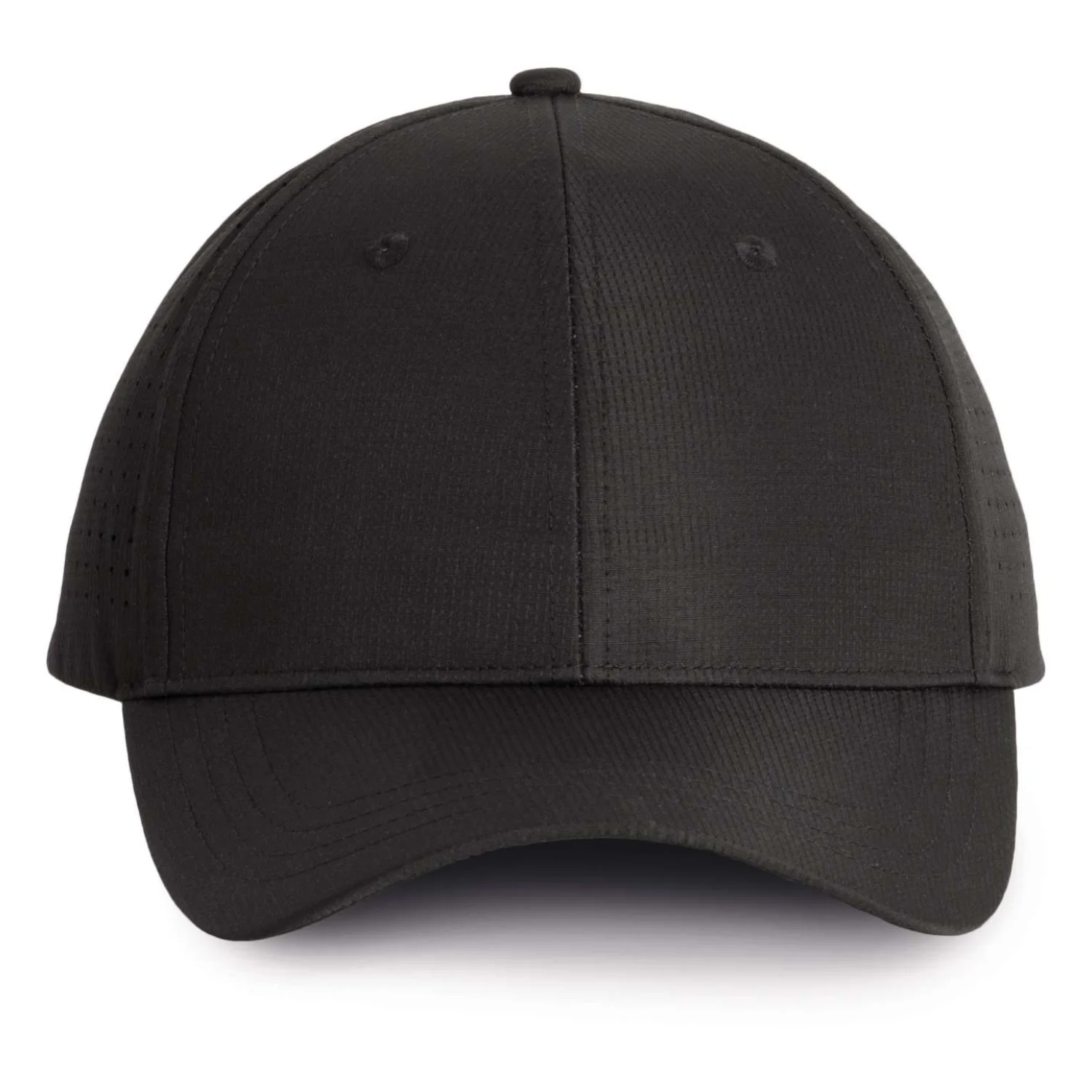 K-UP Perforált 6 panels sapka sapká Black