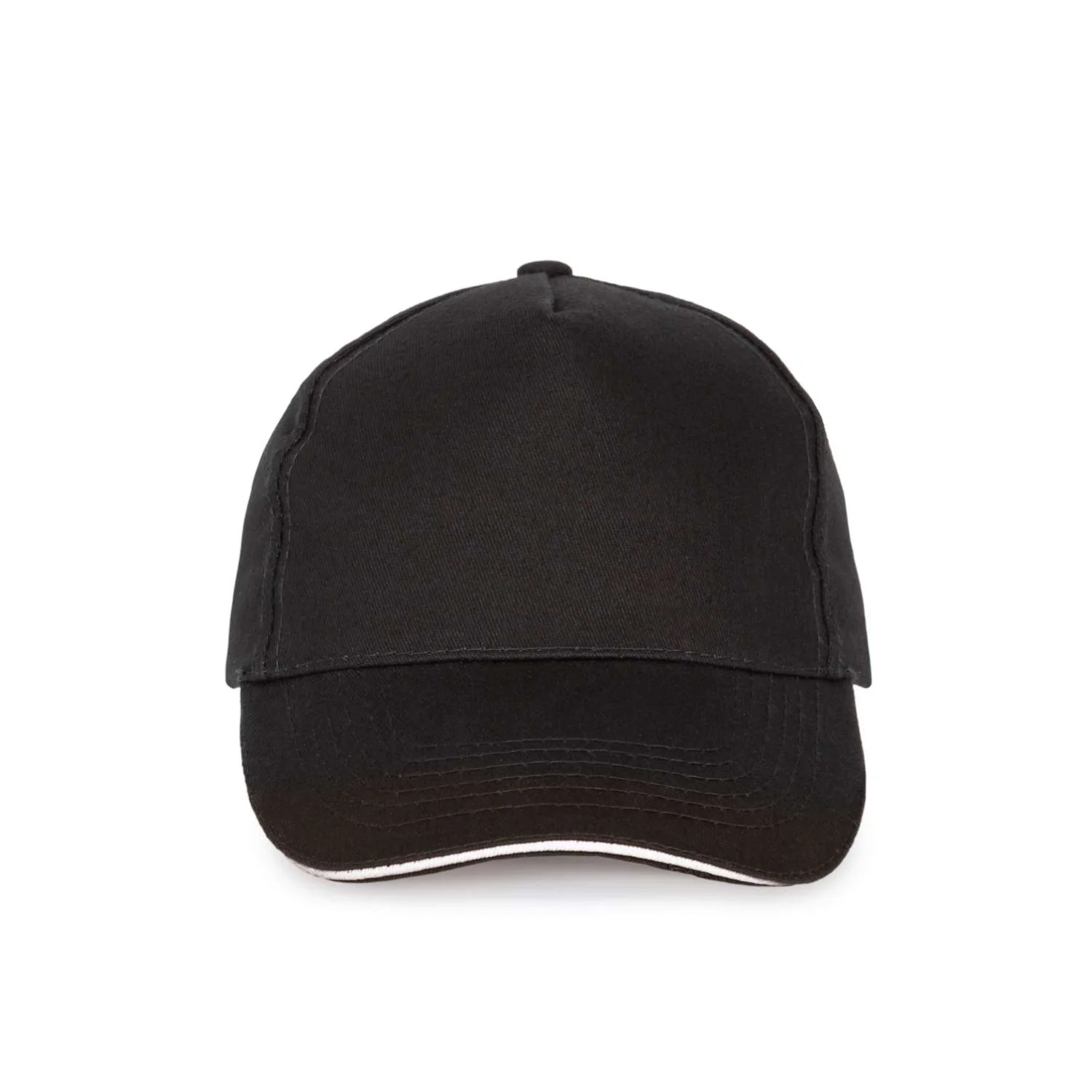 K-UP Szendvics-ellenzős 5 paneles sapka sapká Black/White
