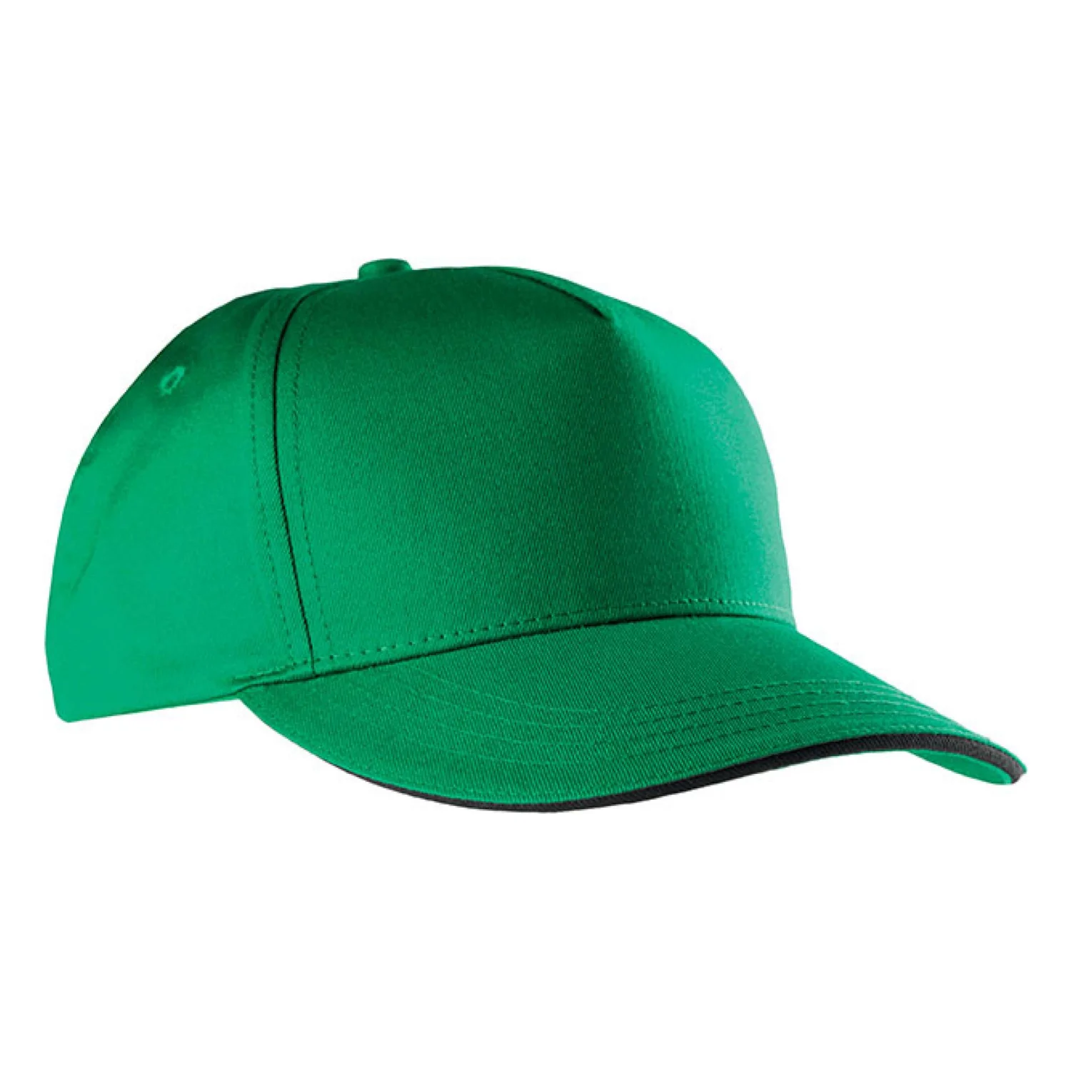 K-UP Szendvics-ellenzős 5 paneles sapka sapká Kelly Green/Black