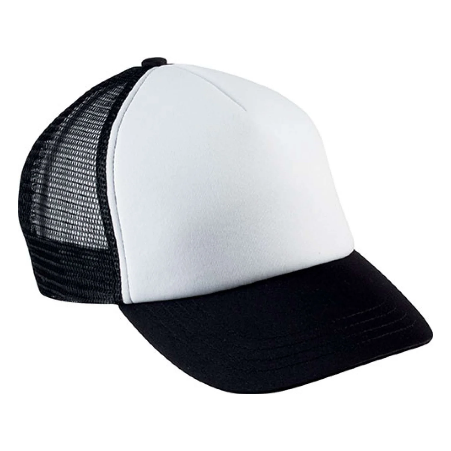 K-UP Gyermek hálós 5 paneles sapka sapká White/Black